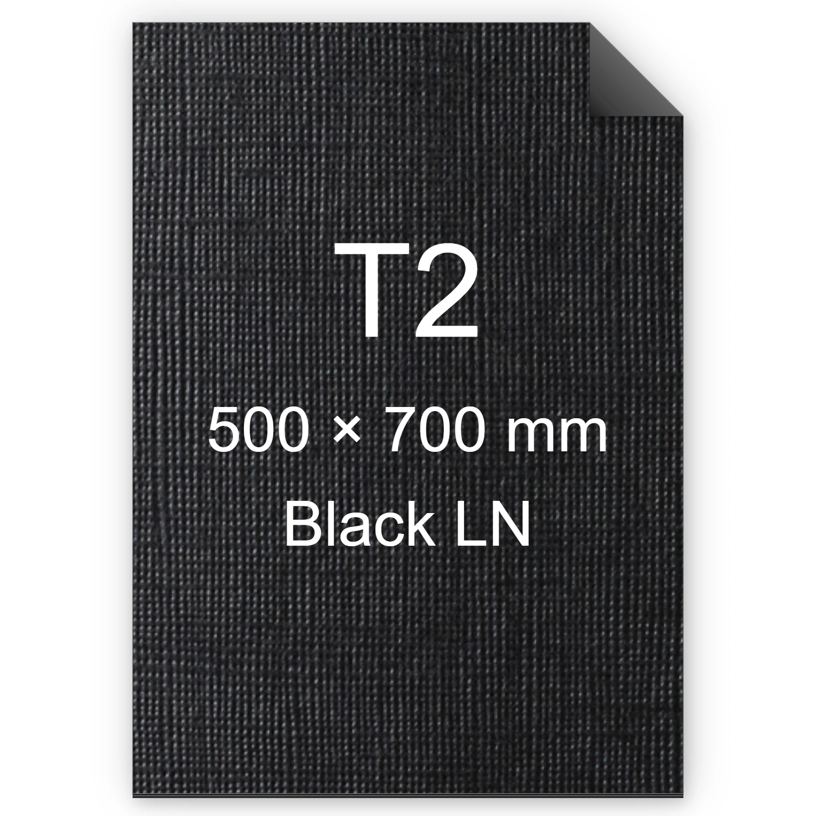 Cartoncino Favini, Classy Covers, 120 g/m², T2, BLACK LN bra6633t2
