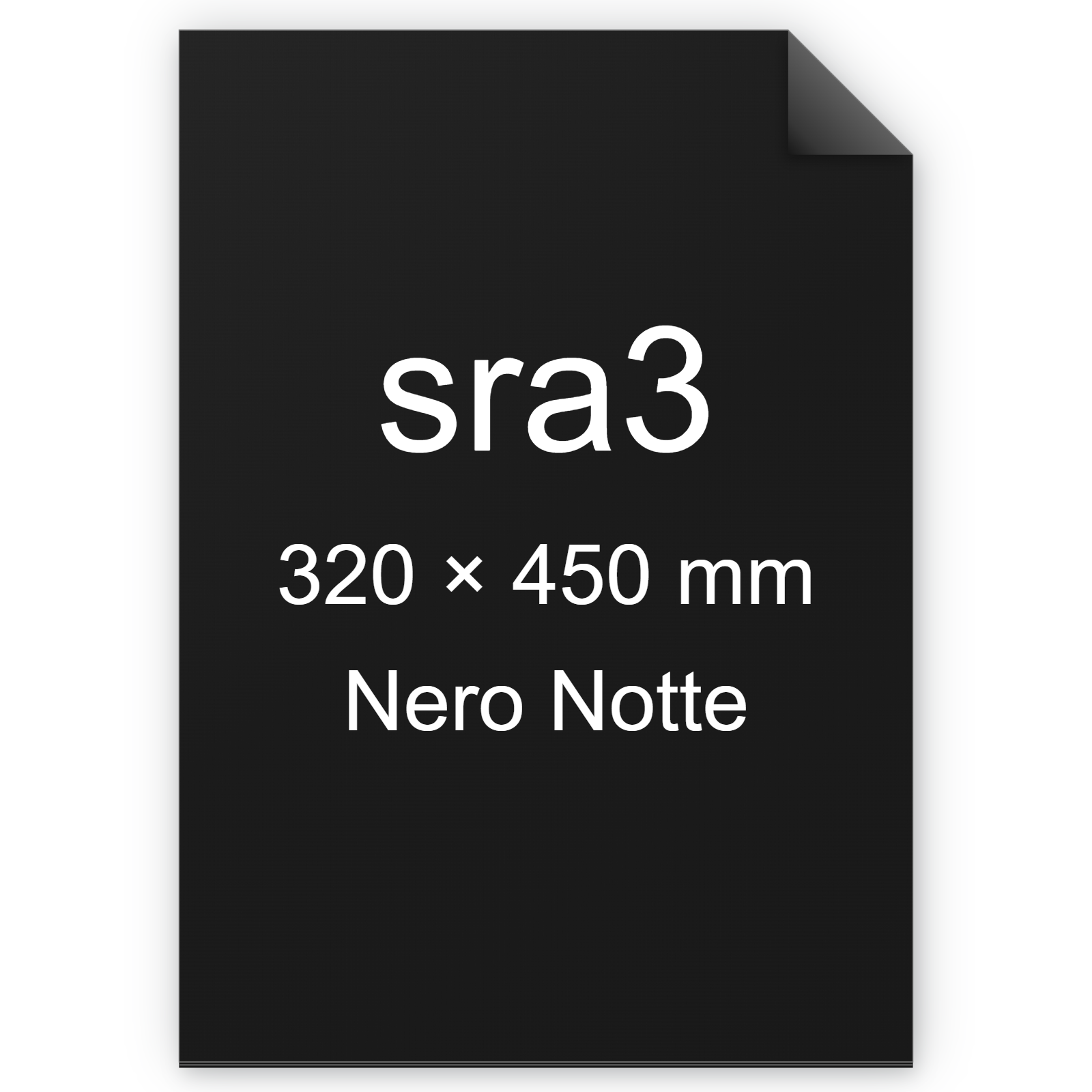 Cartoncino Favini, Burano, 120 g/m², SRA3, NERO NOTTE 63 bra3343sra3