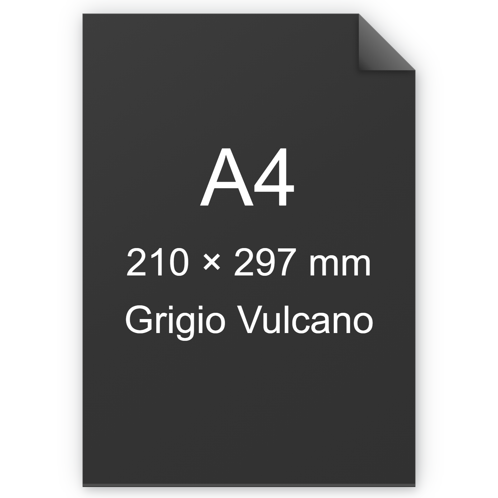 Cartoncino Favini, Burano, 200 g/m², A4, GRIGIO VULCANO 80 BRA3432