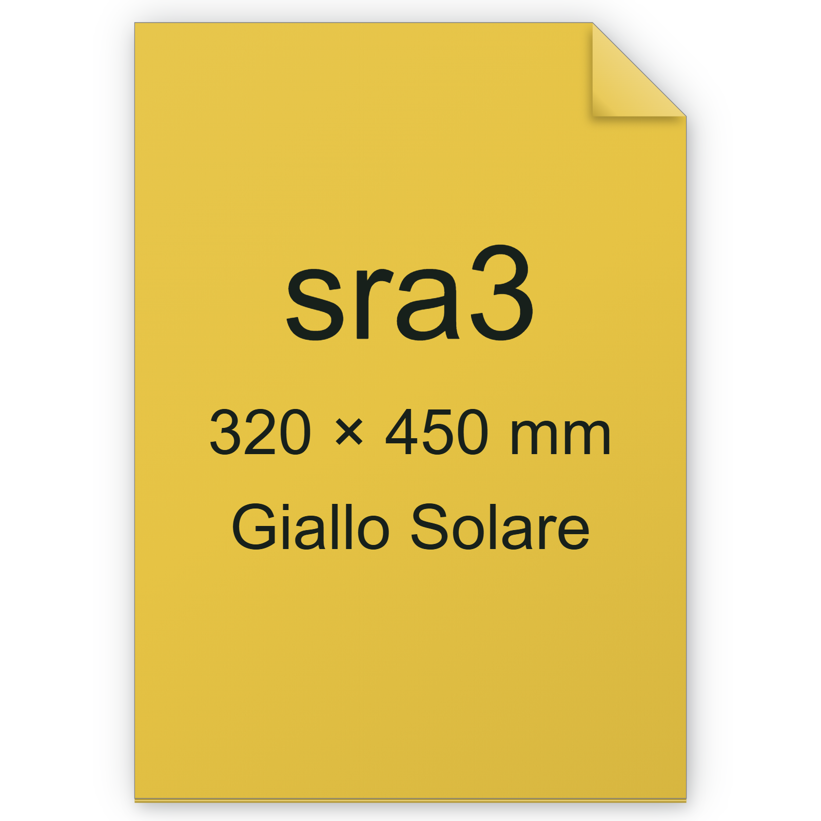Cartoncino Favini, Burano, 140 g/m², SRA3, GIALLO SOLARE 53 bra587sra3