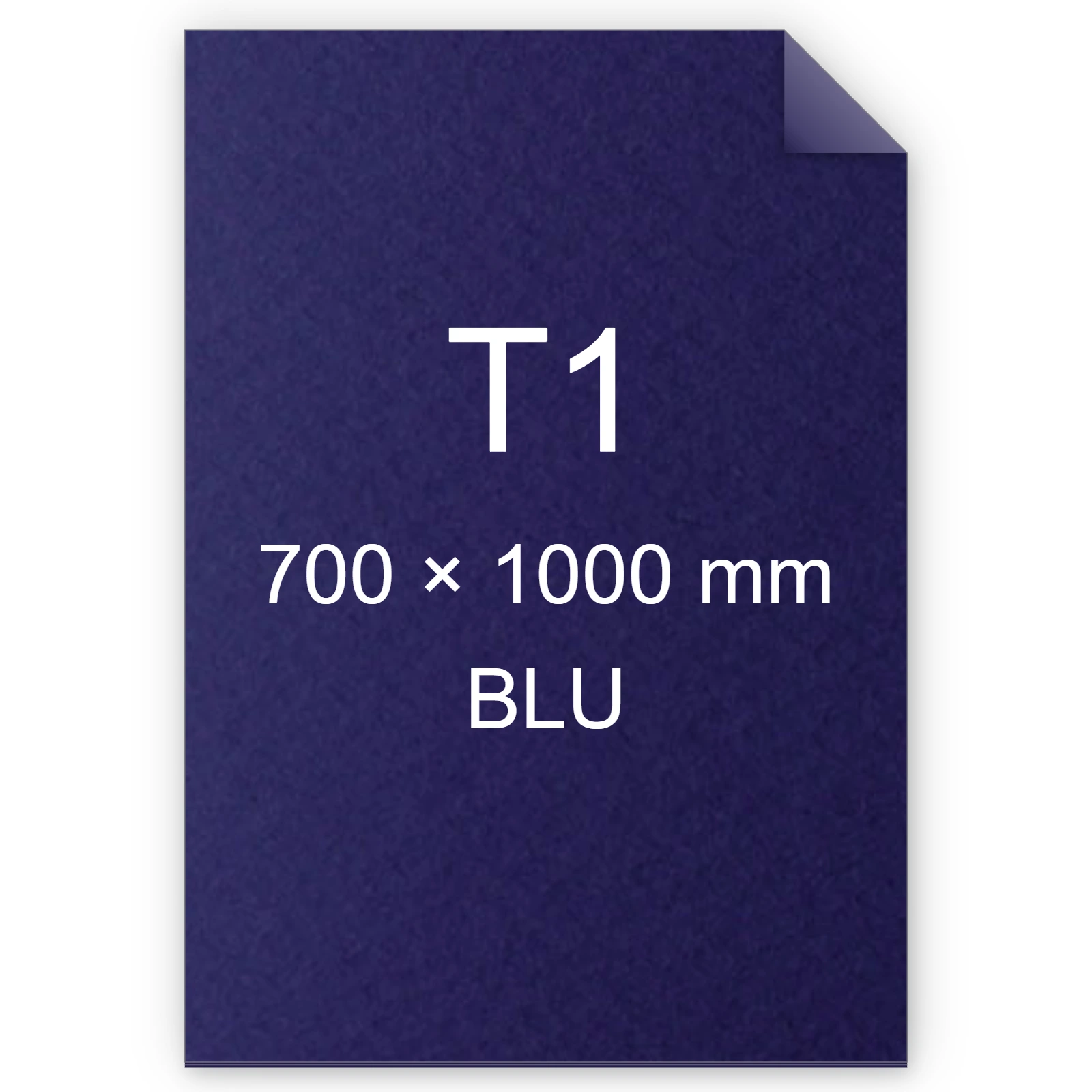 Cartoncino Favini, Prisma Color Monoruvido, 220 g/m², T1, BLU 26 FAVA33K201