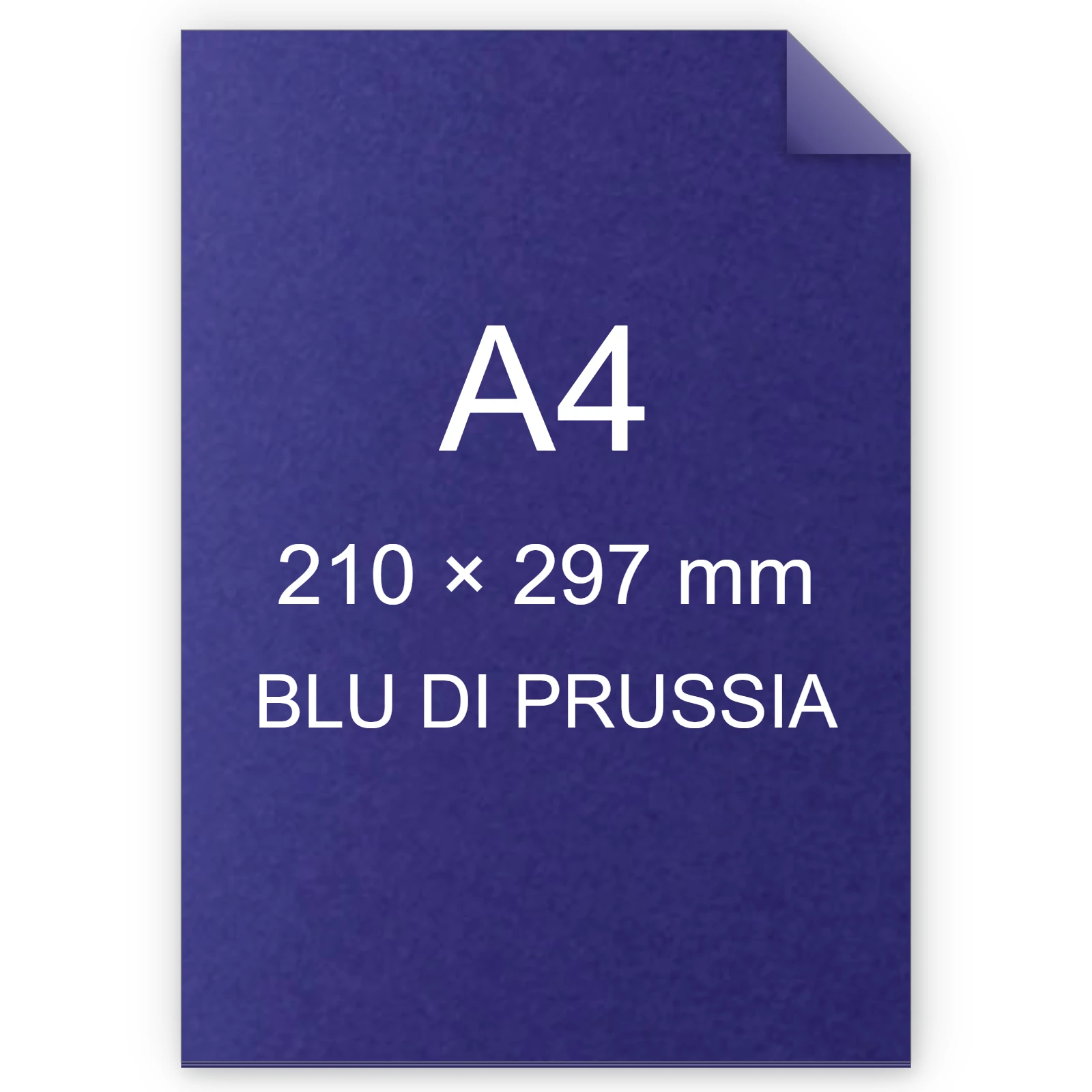 Cartoncino Favini, RismaLuce, 200 g/m², A4, BLU DI PRUSSIA 62 FAVA67K104