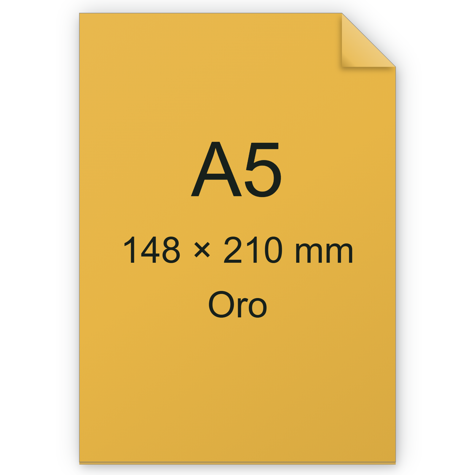 Cartoncino Favini, Burano, 200 g/m², A5, ORO 11 BRA800a5
