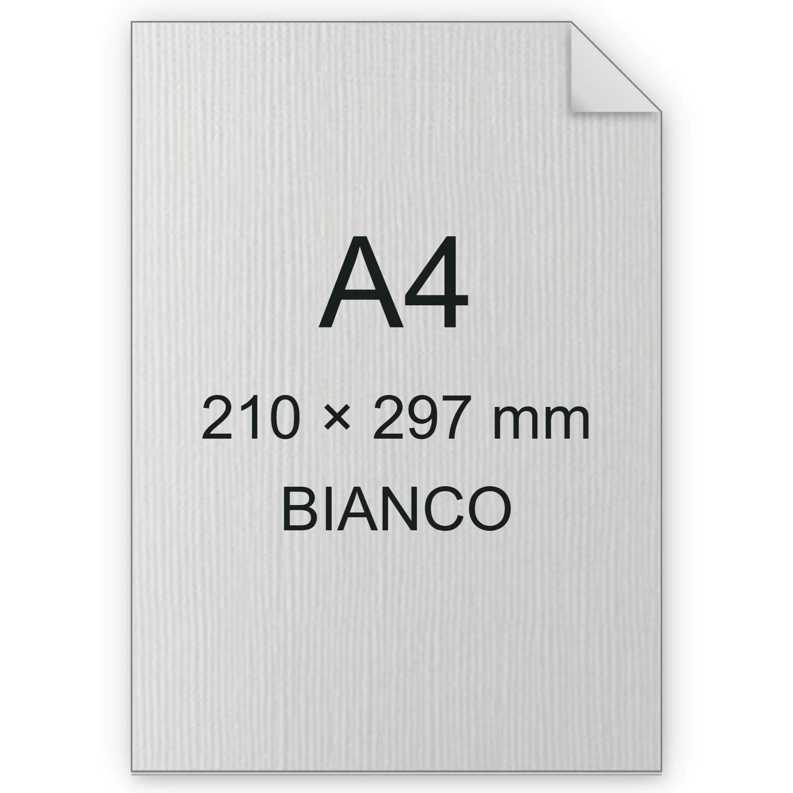Cartoncino Favini, Bianco Flash Premium trama tela, 300 g/m², A4, BIANCO bra6803