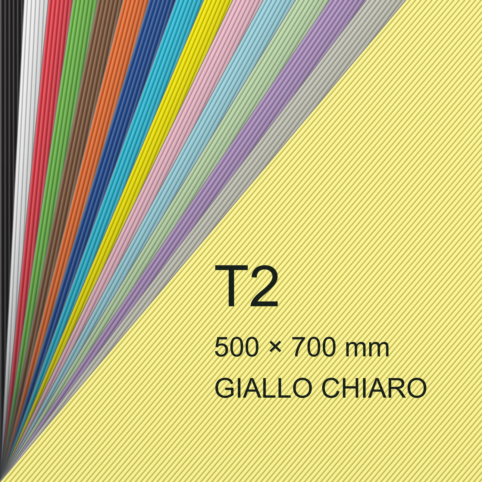Cartoncino Favini, Sigillo Ondulato, 275 g/m², T2, GIALLO CHIARO FAVA352041 - immagine aggiuntiva