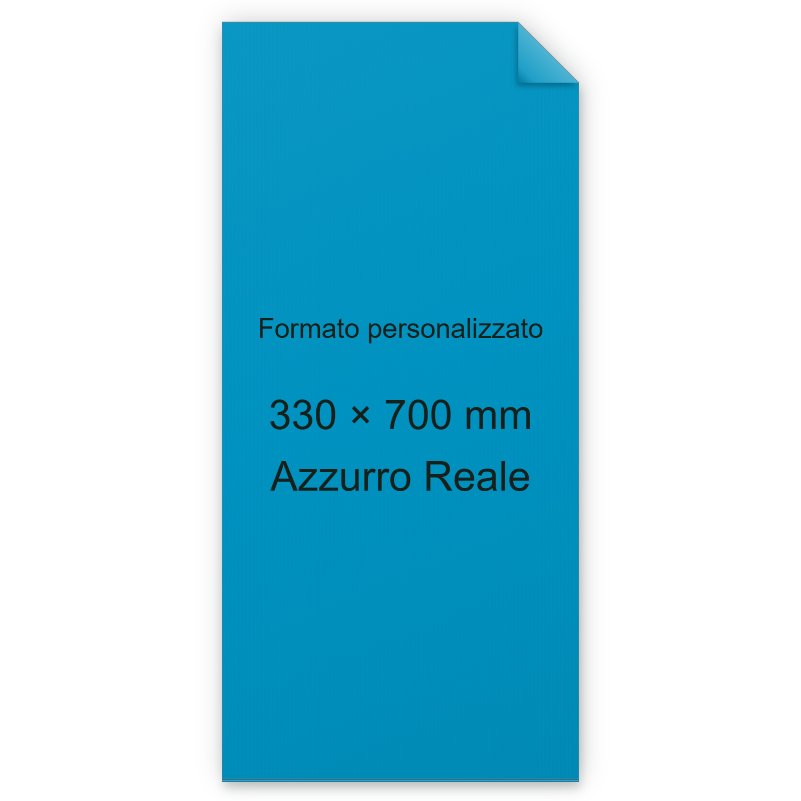 Cartoncino Favini, Burano, 140 g/m², 330x700 mm, AZZURRO REALE 55 bra579SB