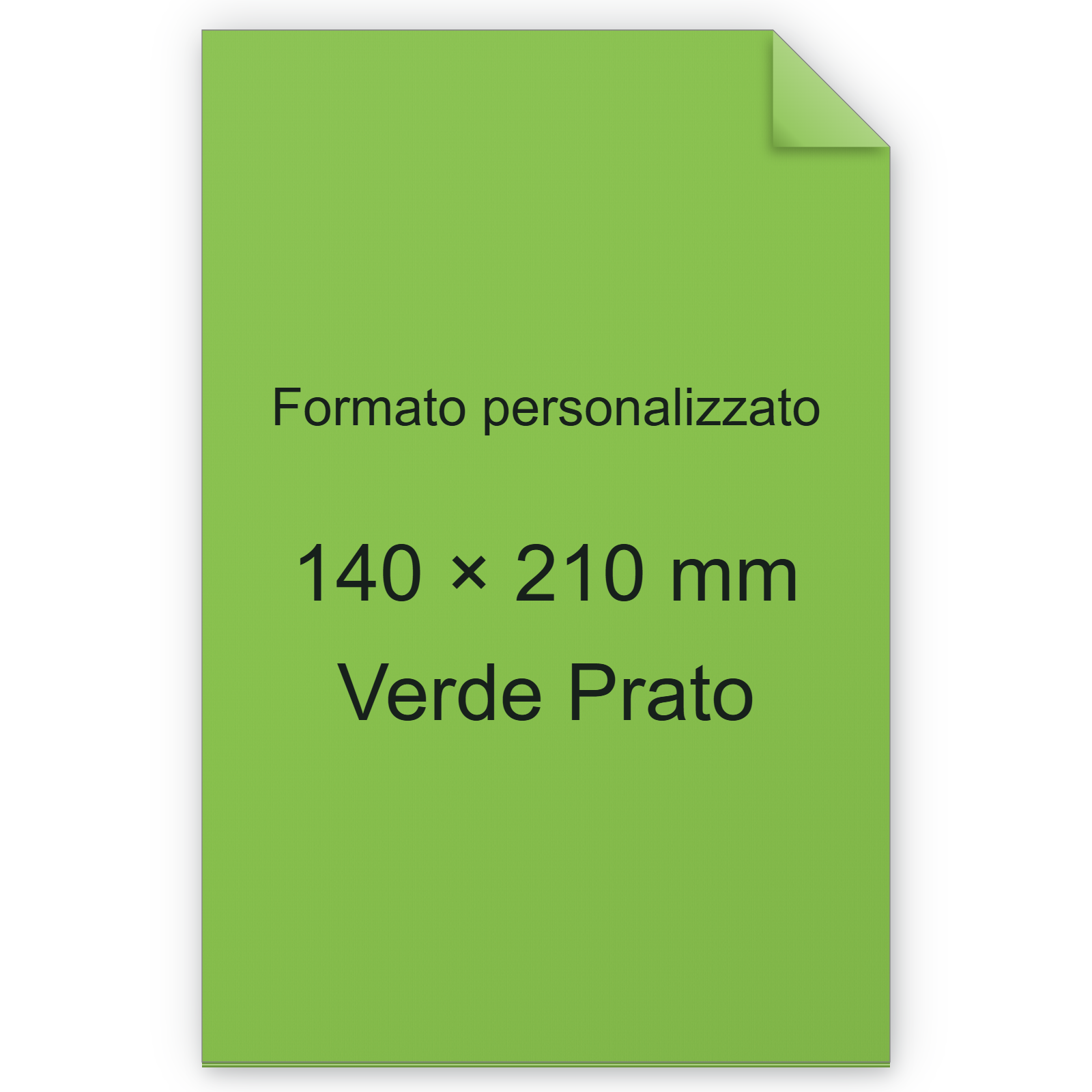 Cartoncino Favini, Burano, 140 g/m², 140x210 mm, VERDE PRATO 54 bra819A5