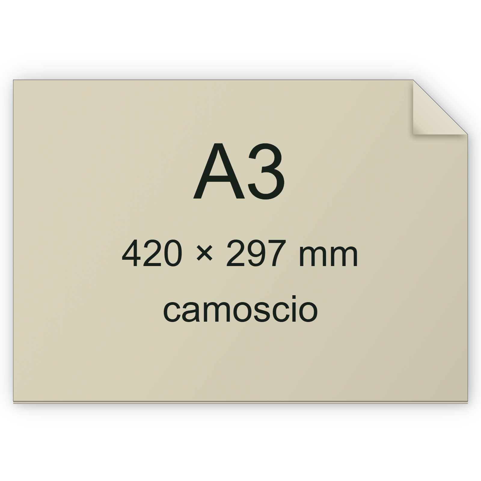 Cartoncino ManilaFormosa CAMOSCIO, a3, 140gr BRA527a3