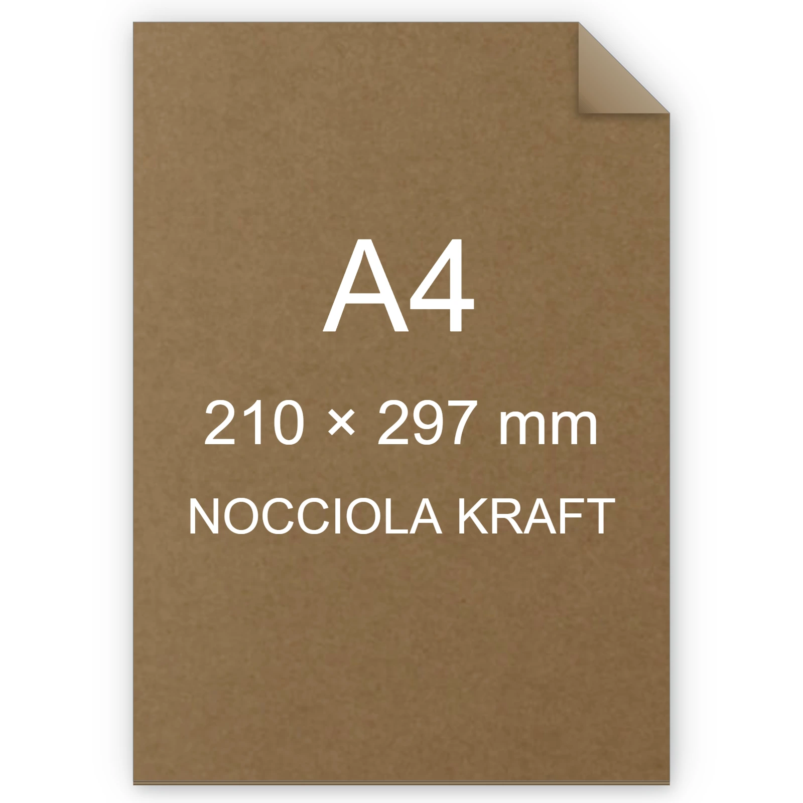 Cartoncino Favini, Sumo (1 mm), 700 g/m², A4, NOCCIOLA KRAFT BRA96