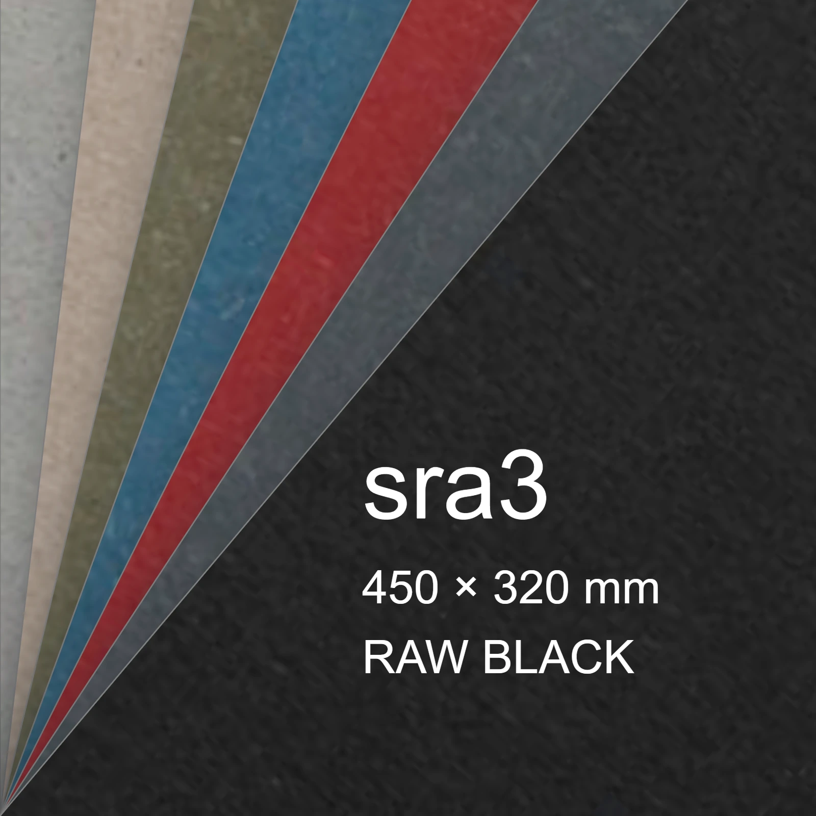 Cartoncino Favini, Shiro Echo Raw, 200 g/m², sra3, RAW BLACK bra6652sra3 - immagine aggiuntiva