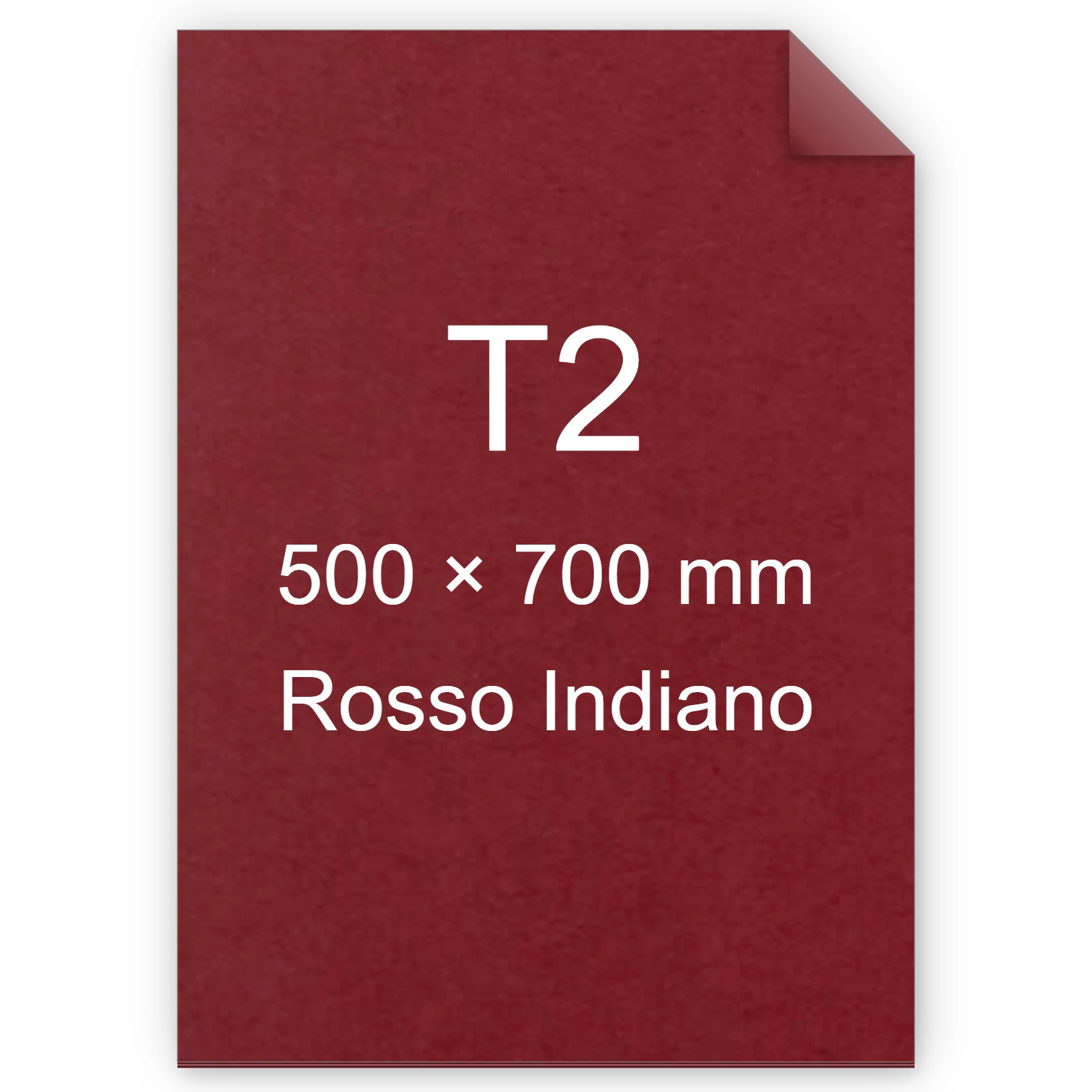 Cartoncino Favini, Burano, 250 g/m², T2, ROSSO INDIANO 69 BRA856t2