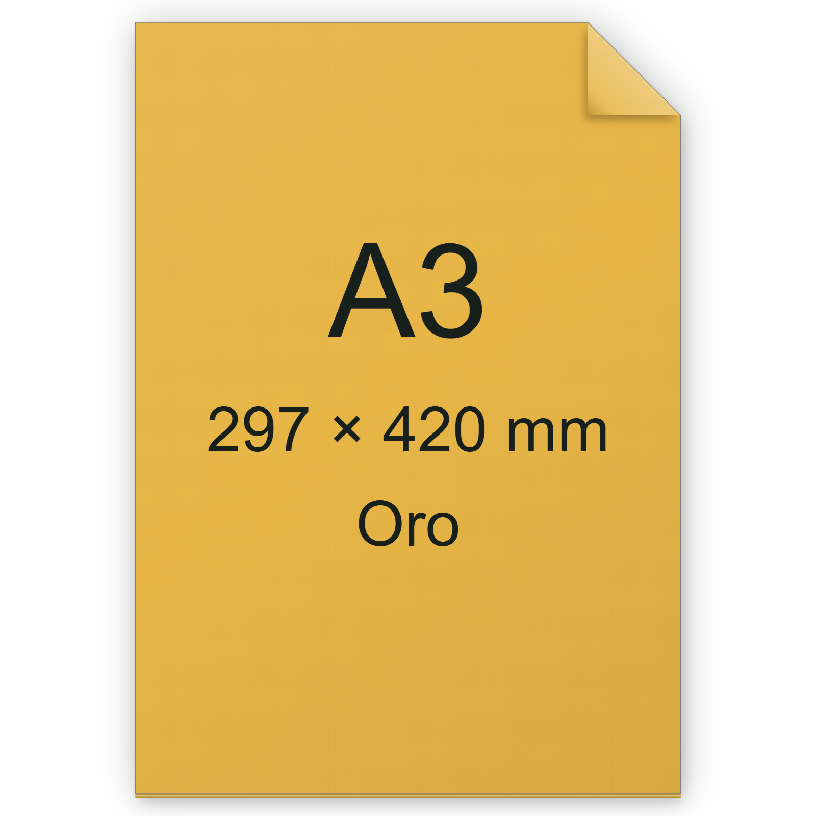 Cartoncino Favini, Burano, 200 g/m², A3, ORO 11 BRA800a3