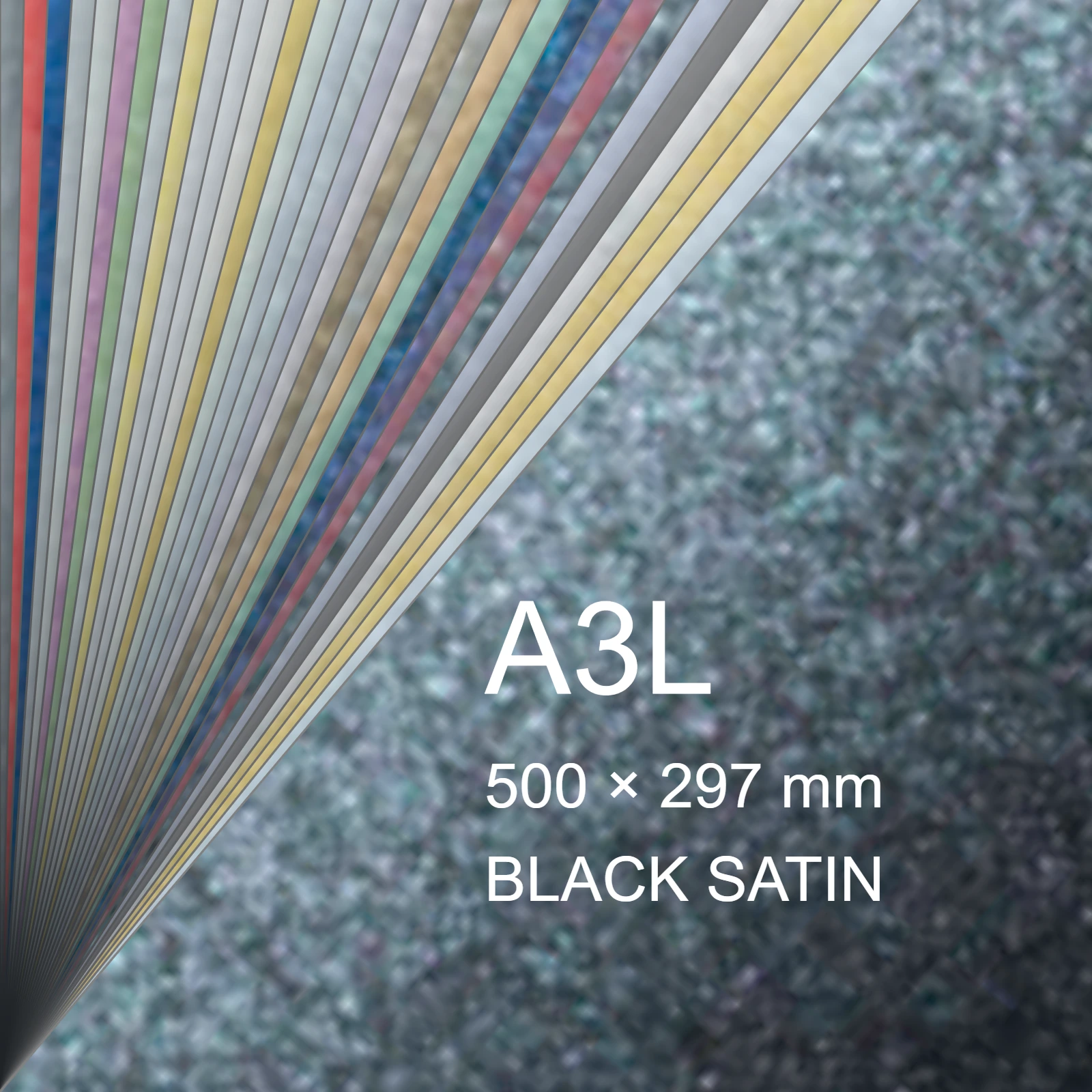 Cartoncino Favini, Majestic Satin, 290 g/m², A3L, BLACK SATIN bra1024a3l - immagine aggiuntiva