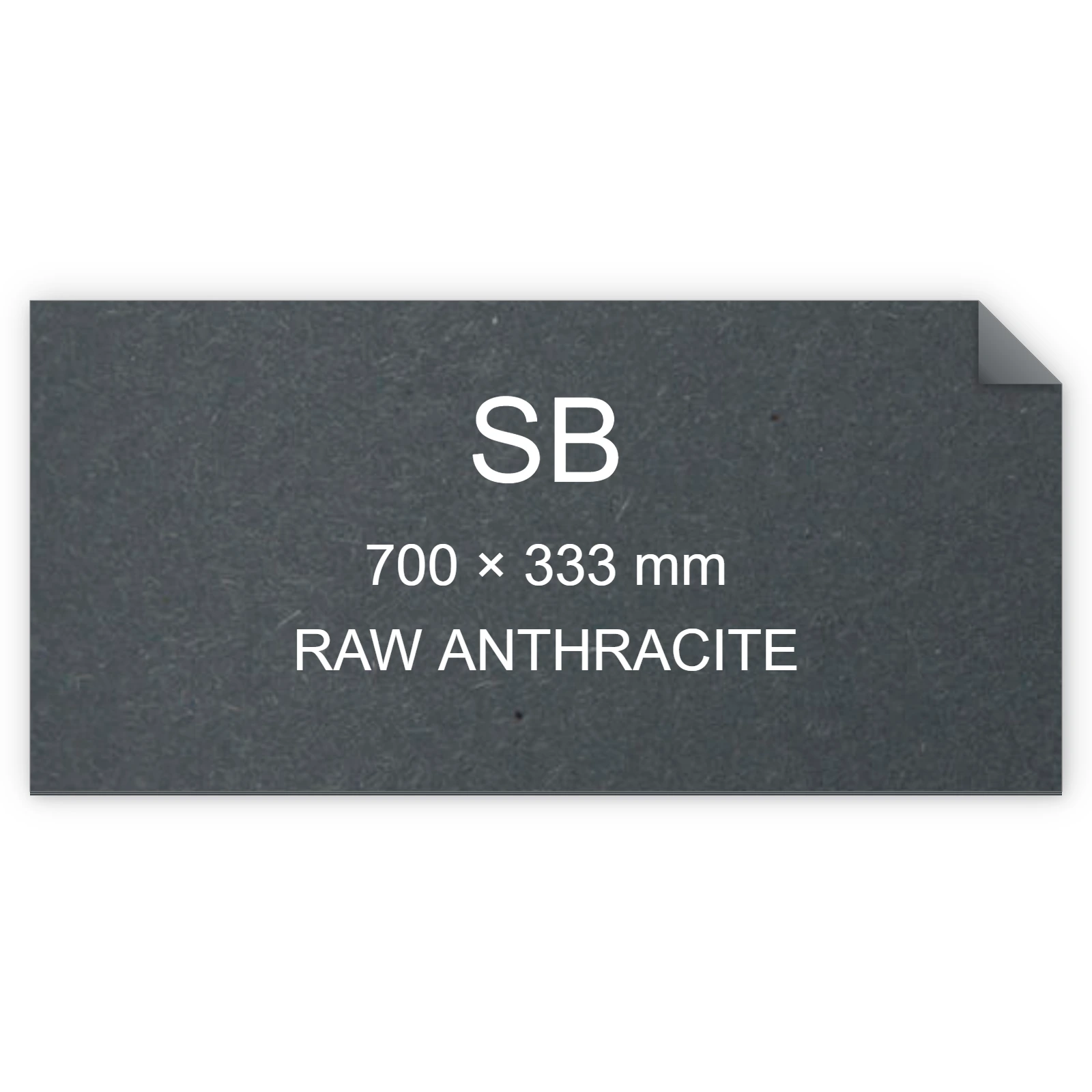 Cartoncino Favini, Shiro Echo Raw, 350 g/m², SB, RAW ANTHRACITE bra6674sb