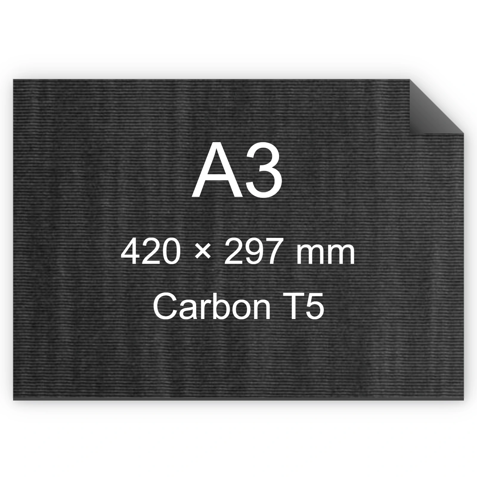 Carta Favini, Classy Covers, 115 g/m², A3, CARBON T5 bra6649a3