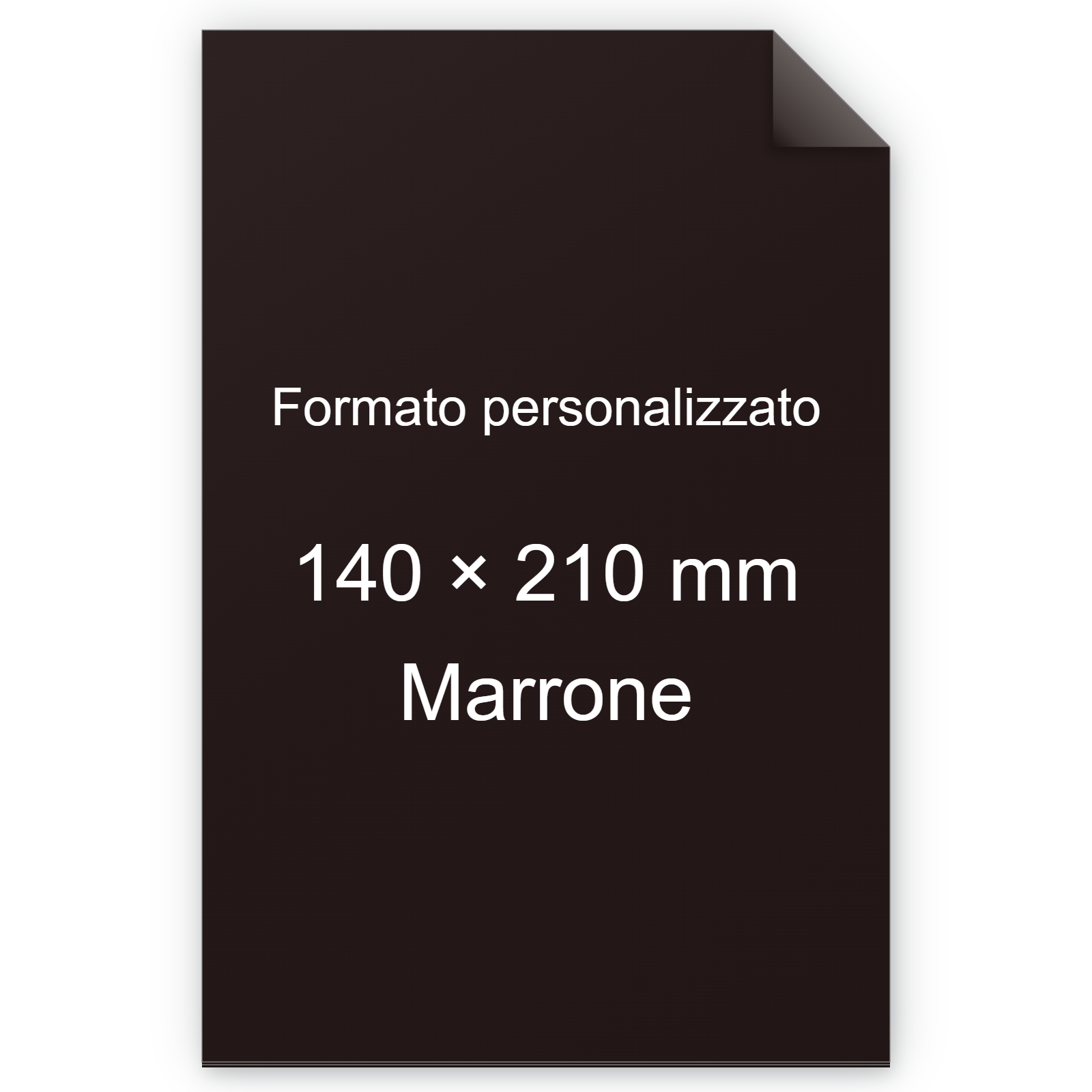 Cartoncino Favini, Burano, 320 g/m², 140x210 mm, MARRONE 73 BRA817a5