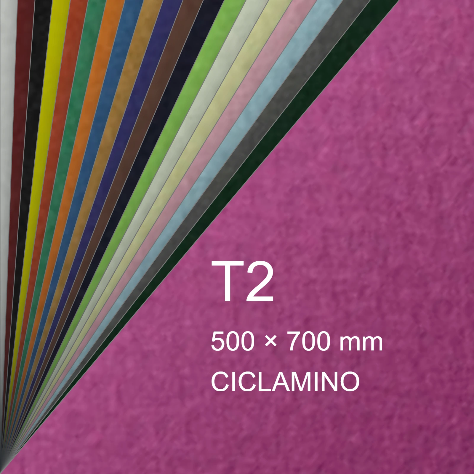 Cartoncino Favini, Prisma Color Sigillo Monoruvido, 220 g/m², T2, CICLAMINO 32 FAVA339012 - immagine aggiuntiva