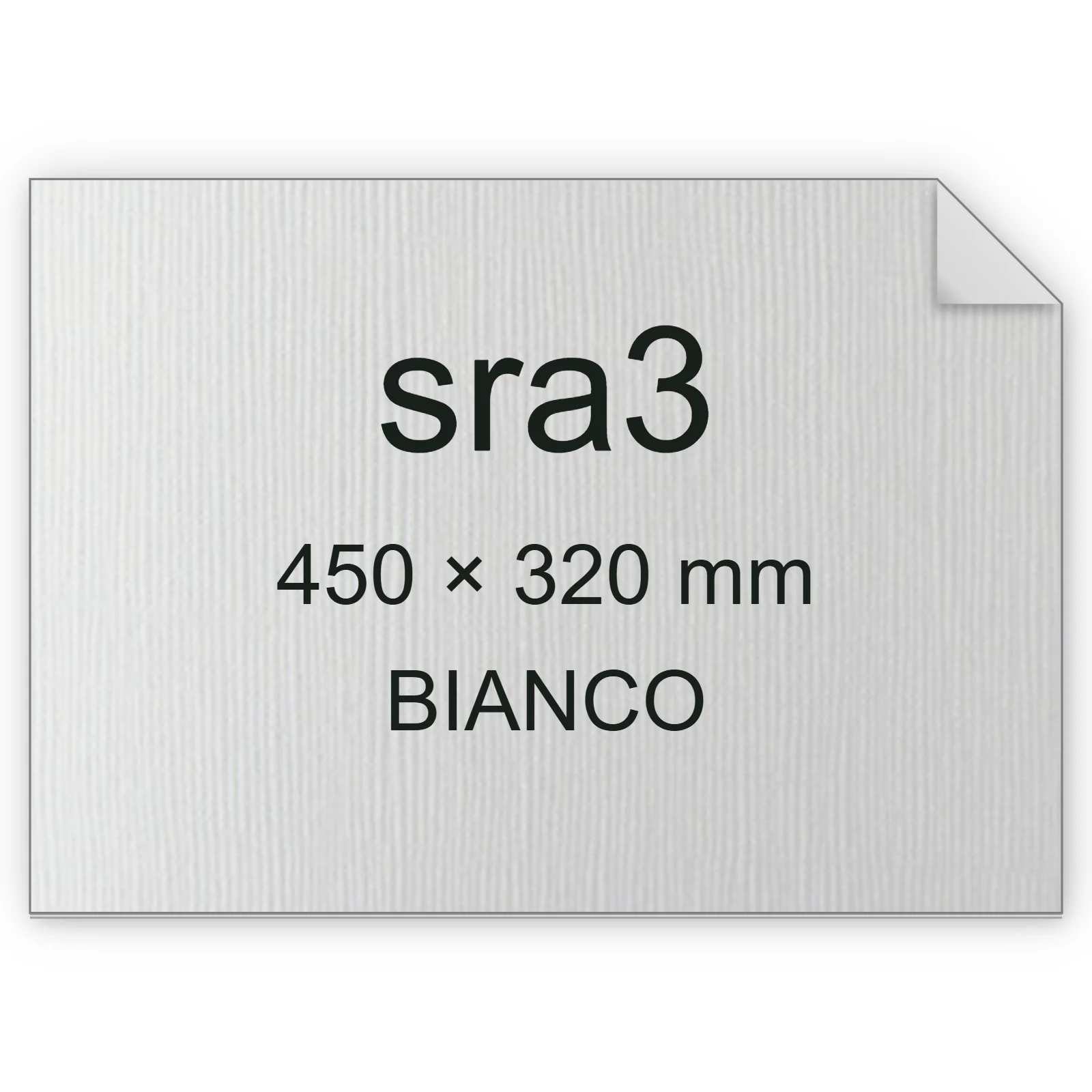Cartoncino Favini, Bianco Flash Premium trama tela, 300 g/m², sra3, BIANCO bra6803sra3