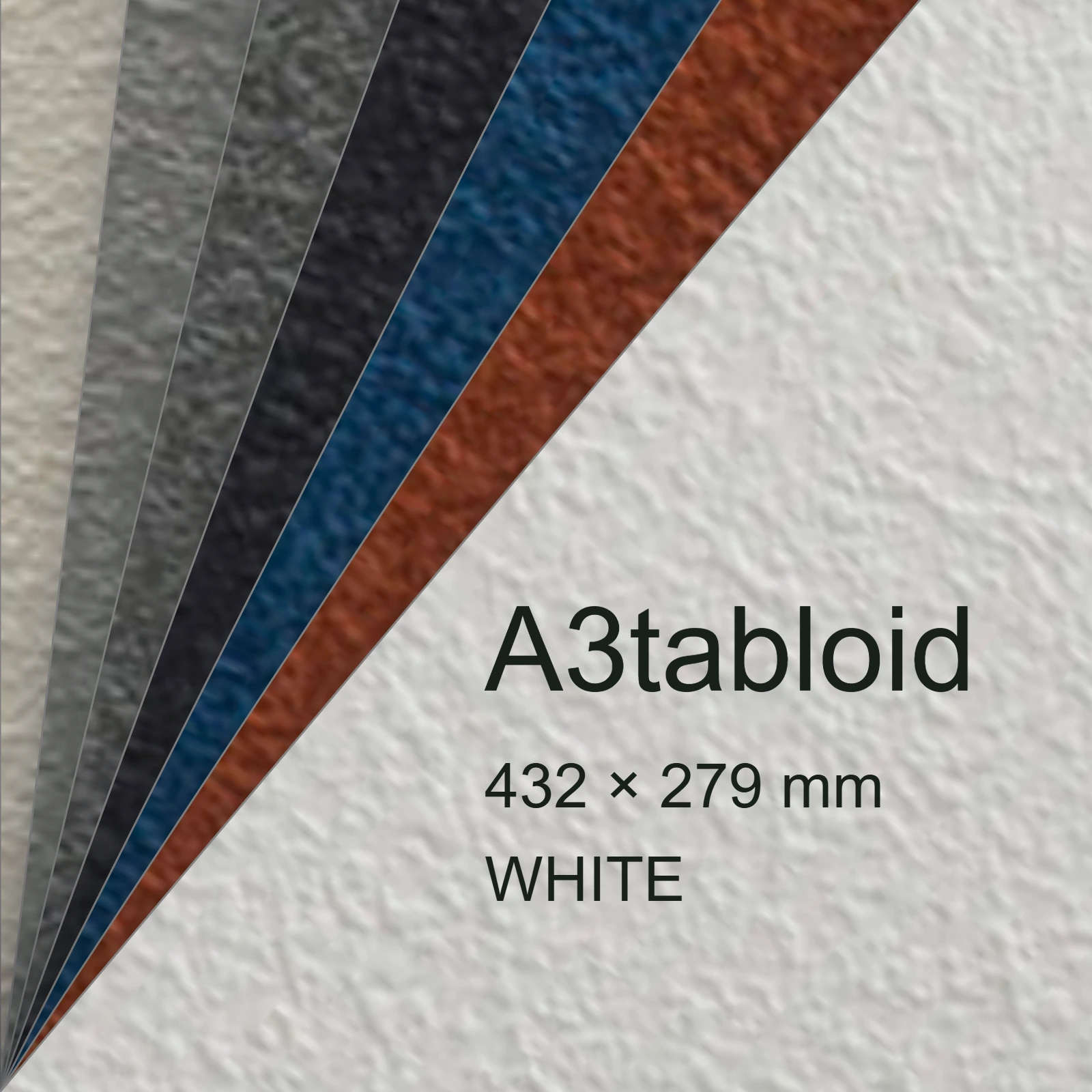 Cartoncino Favini, Tokyo, 120 g/m², A3tabloid, WHITE bra6601a3tabloid - immagine aggiuntiva