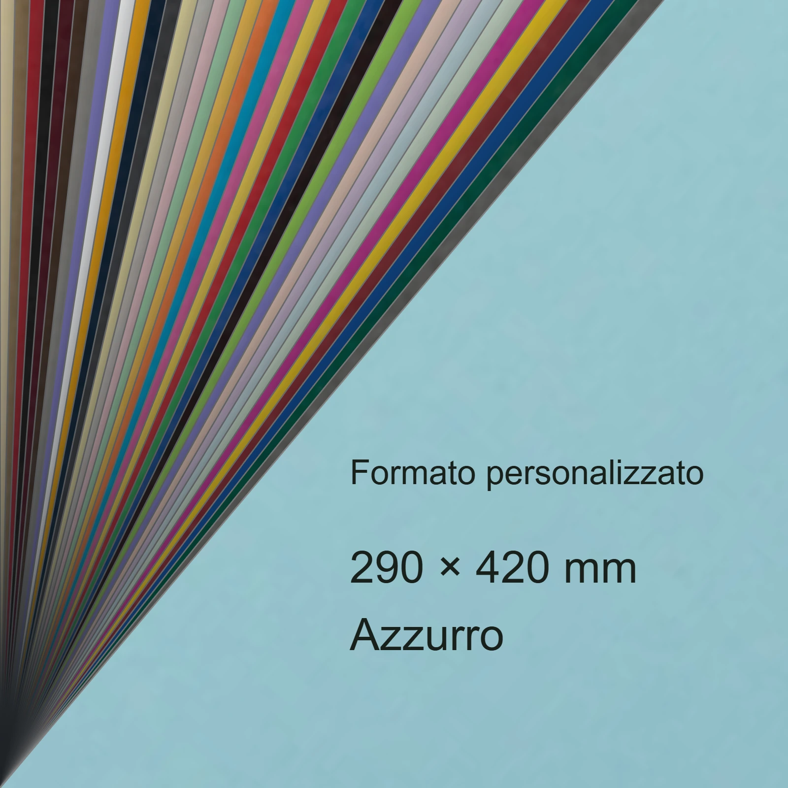 Cartoncino Favini, Burano, 140 g/m², 297x420 mm, AZZURRO 08 bra545A3 - immagine aggiuntiva