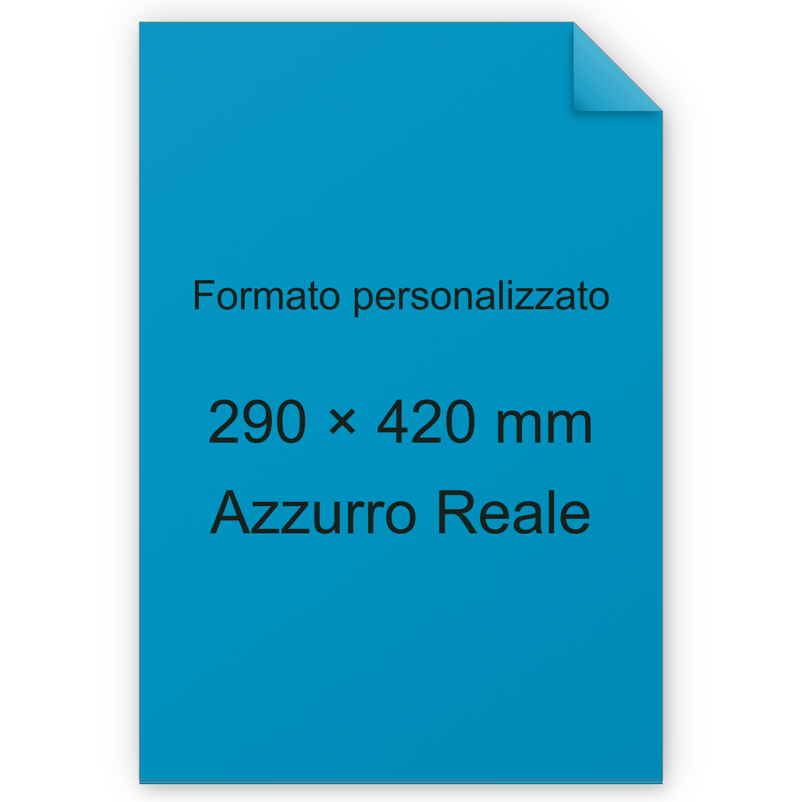 Cartoncino Favini, Burano, 140 g/m², 290x420 mm, AZZURRO REALE 55 bra579A3