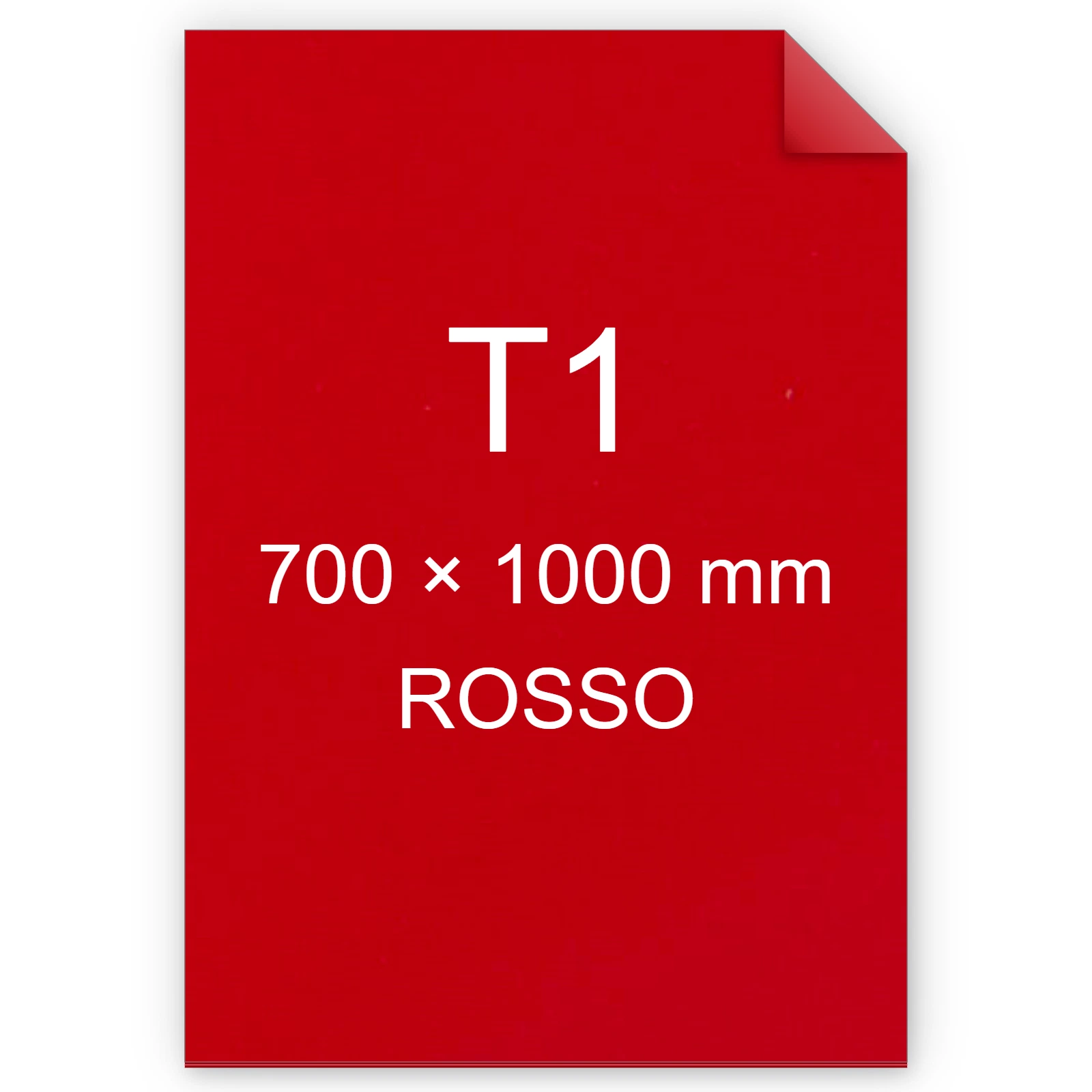 Cartoncino Favini, Bindakote Monolucido Colori Forti, 250 g/m², T1, ROSSO 12 bra951T1