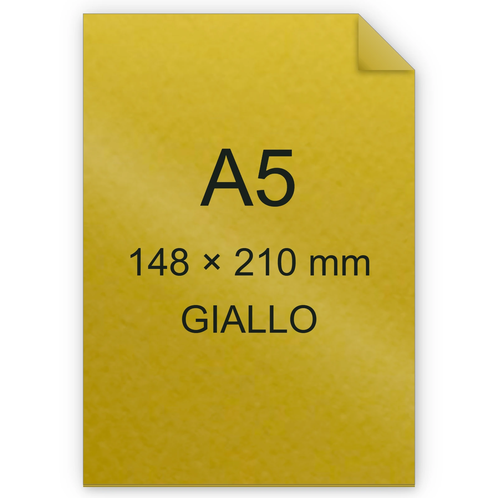 Cartoncino Favini, Prisma Plastificato, 250 g/m², A5, GIALLO bra1329A5