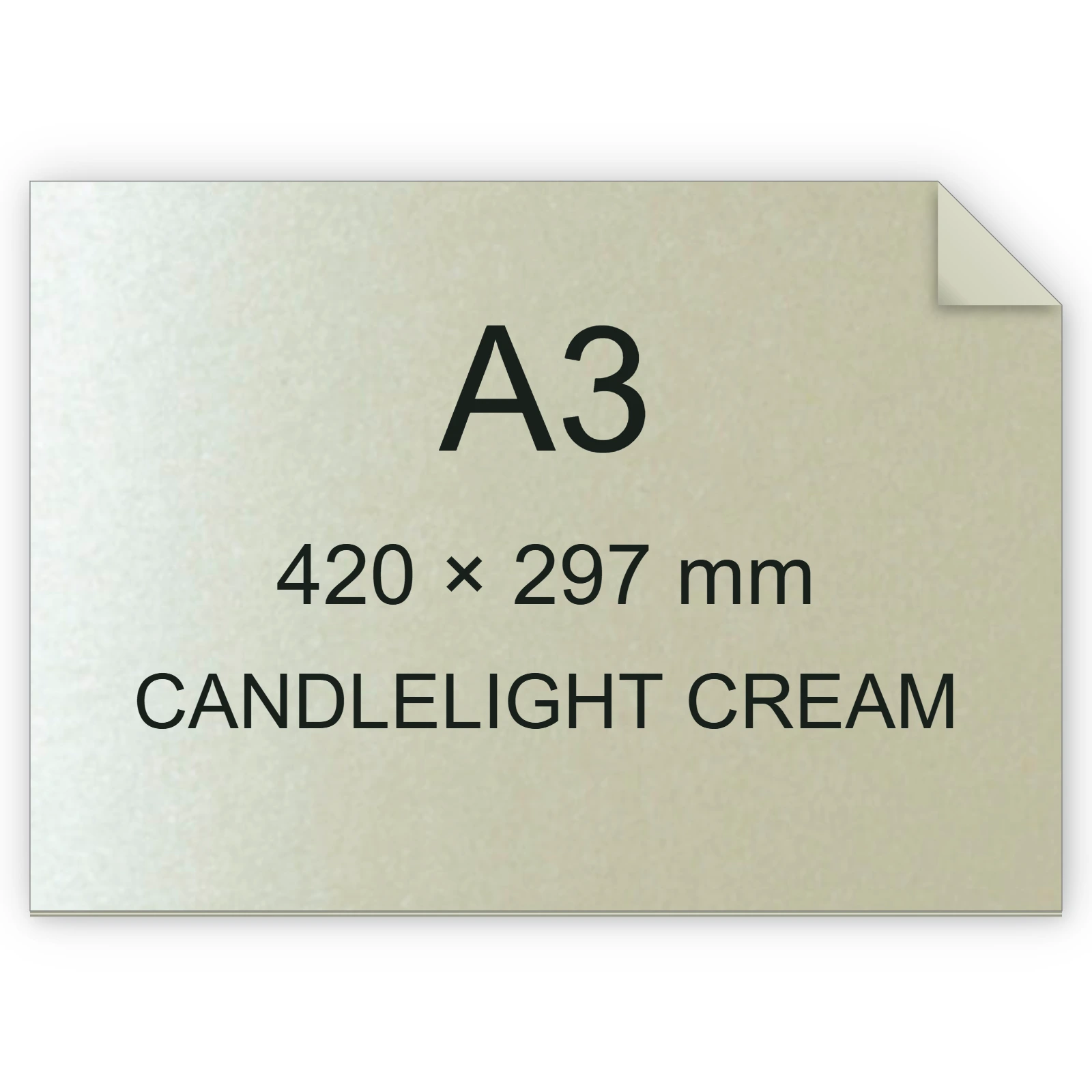 Cartoncino Favini, Majestic Digital HP Indigo, 250 g/m², A3, CANDLELIGHT CREAM bra6547a3