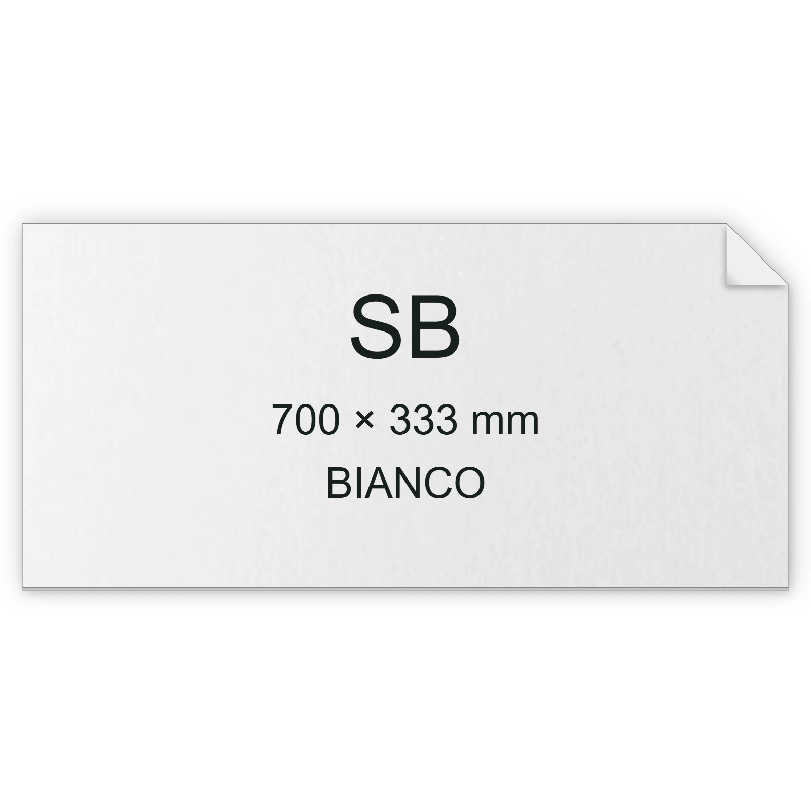 Cartoncino Favini, Sumo (3 mm), 2150 g/m², SB, BIANCO BRA89sb