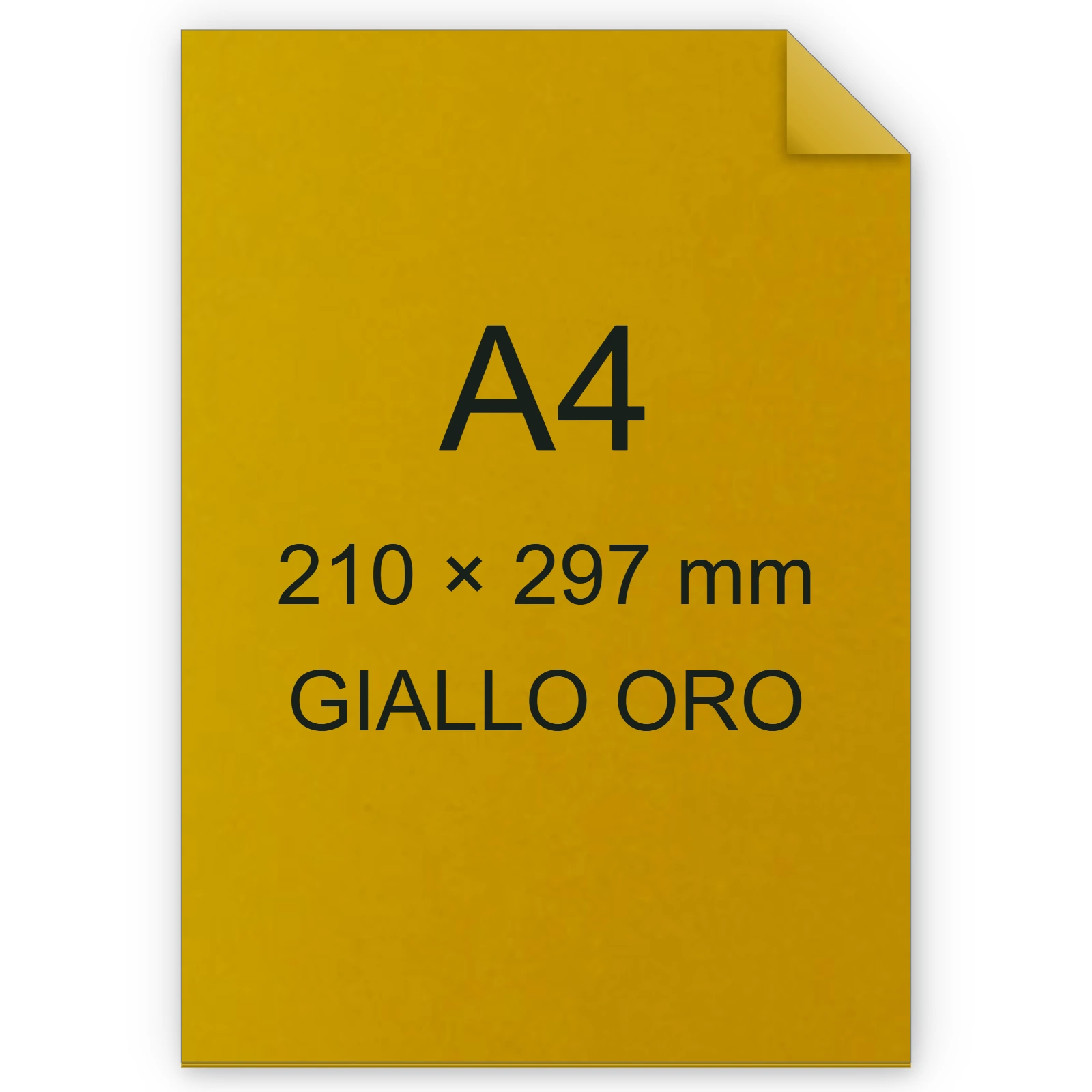 Carta Favini, RismaLuce Small Collezioni, 90 g/m², A4, GIALLO ORO 52 FAVA69H144