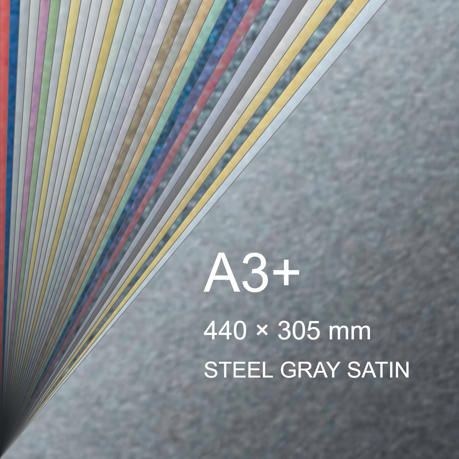 Cartoncino Favini, Majestic Satin, 290 g/m², A3+, STEEL GRAY SATIN bra1003a3+ - immagine aggiuntiva