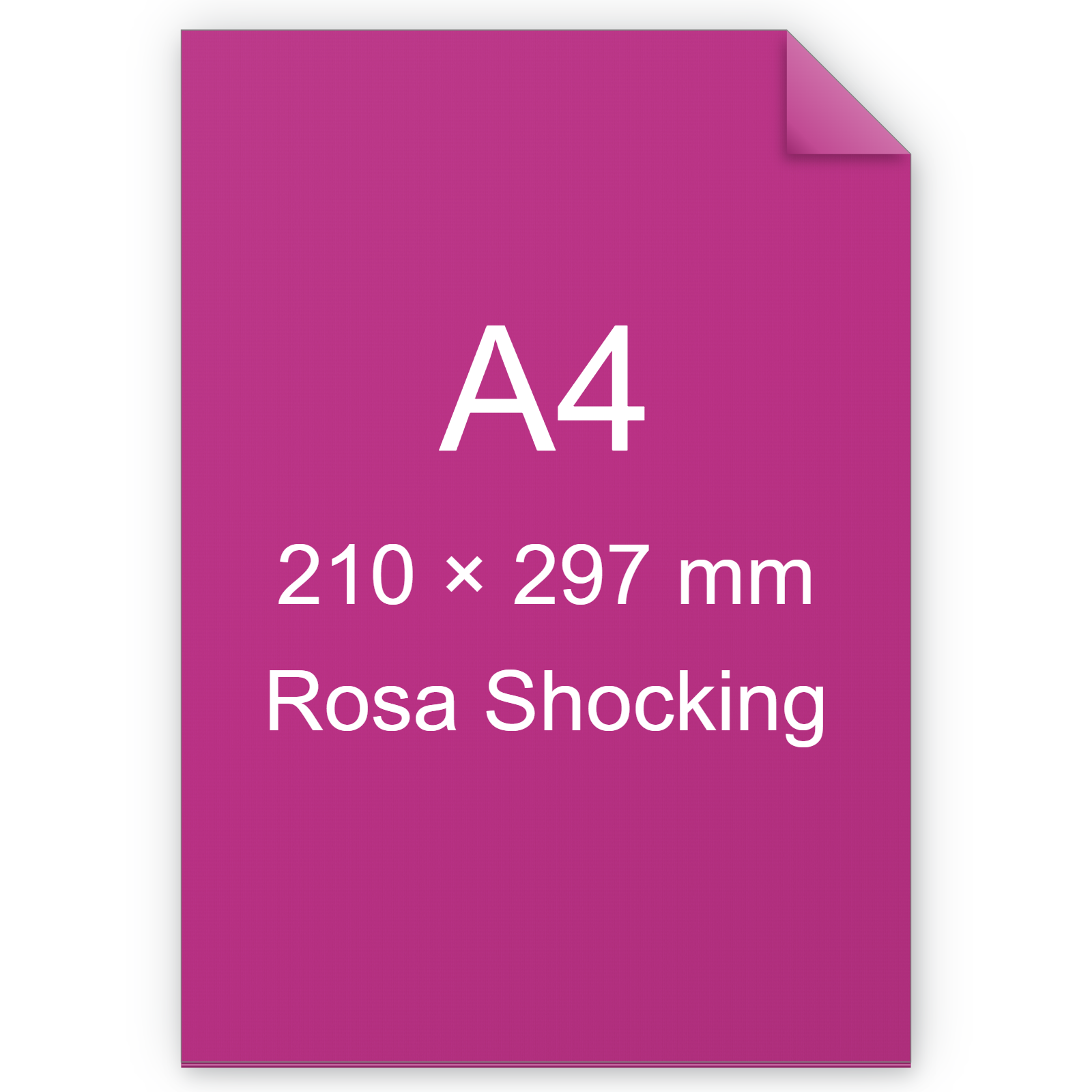 Cartoncino Favini, Burano, 200 g/m², A4, ROSA SHOCKING 50 bra846