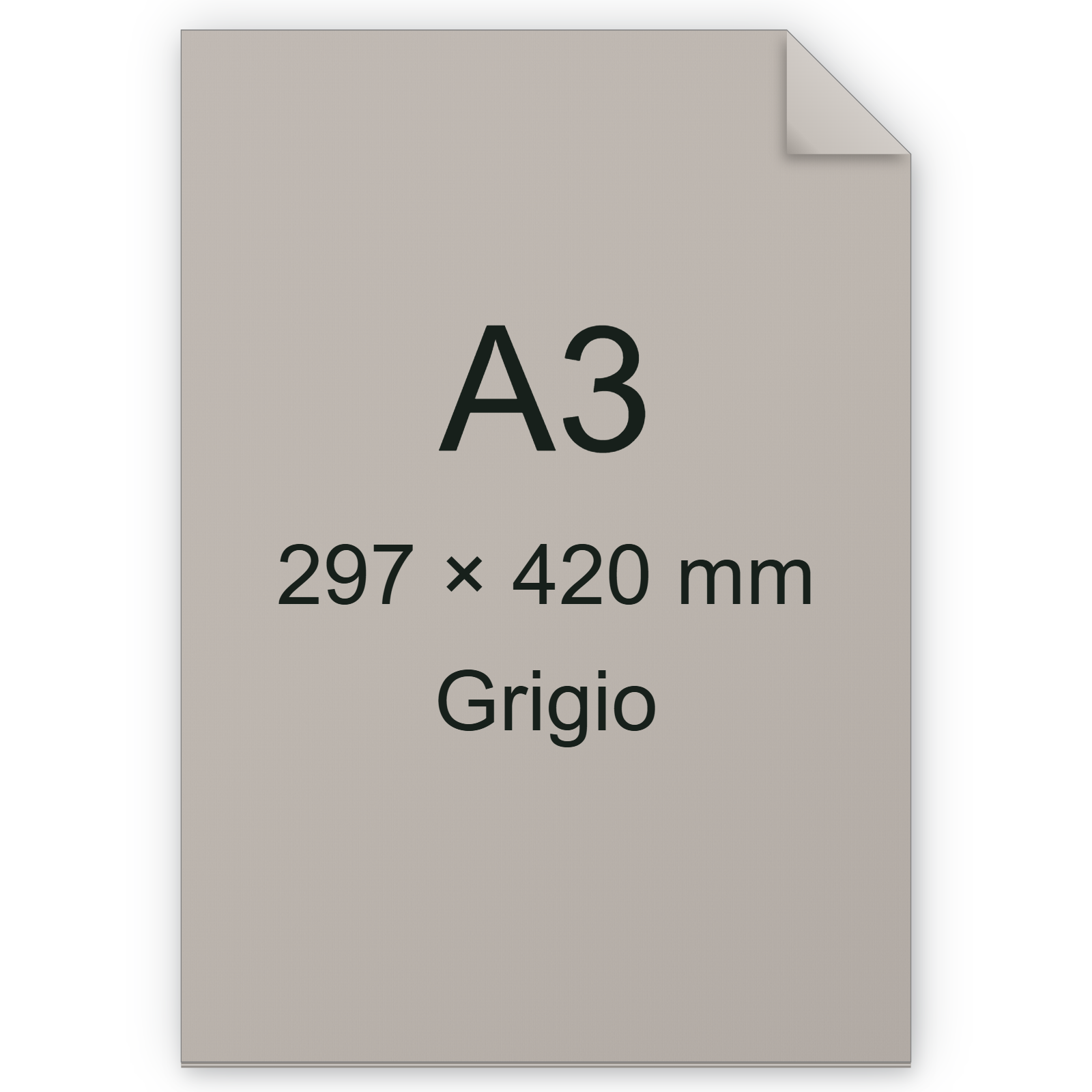 Cartoncino Favini, Burano, 200 g/m², A3, GRIGIO 12 BRA557a3