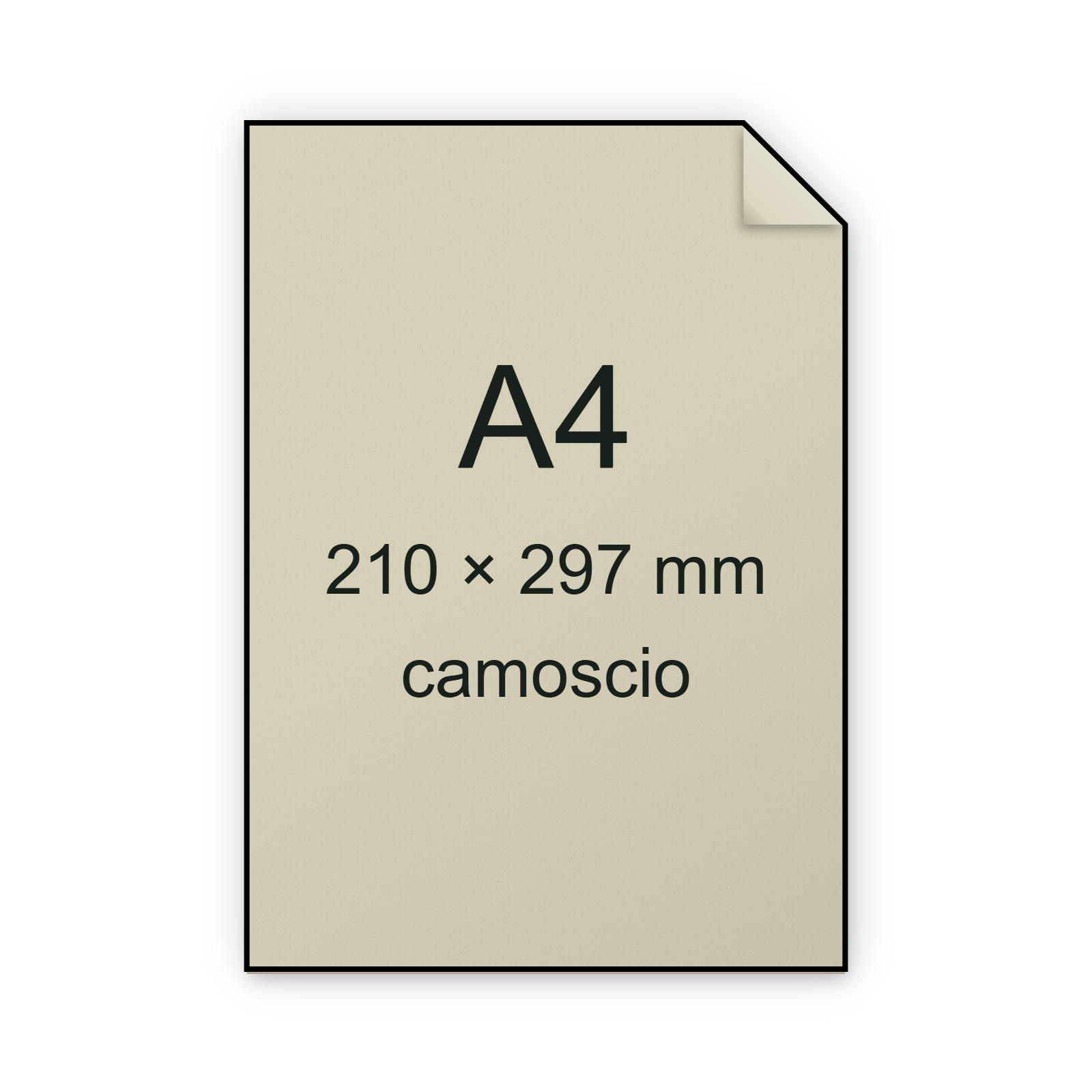 Cartoncino Cordenons Formosa myRecy FSR CAMOSCIO, A4, 140gr