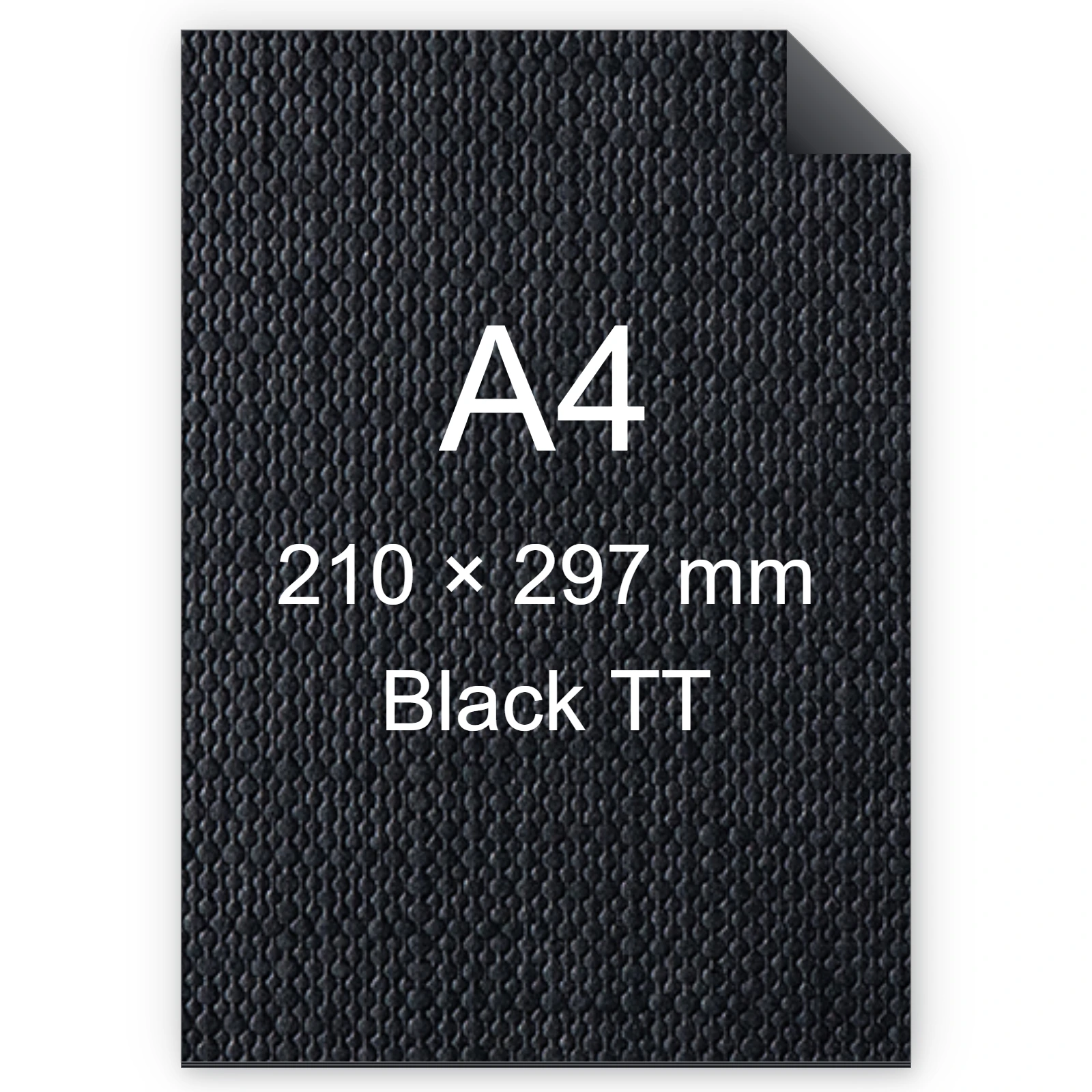 Cartoncino Favini, Classy Covers, 120 g/m², A4, BLACK TT bra6632