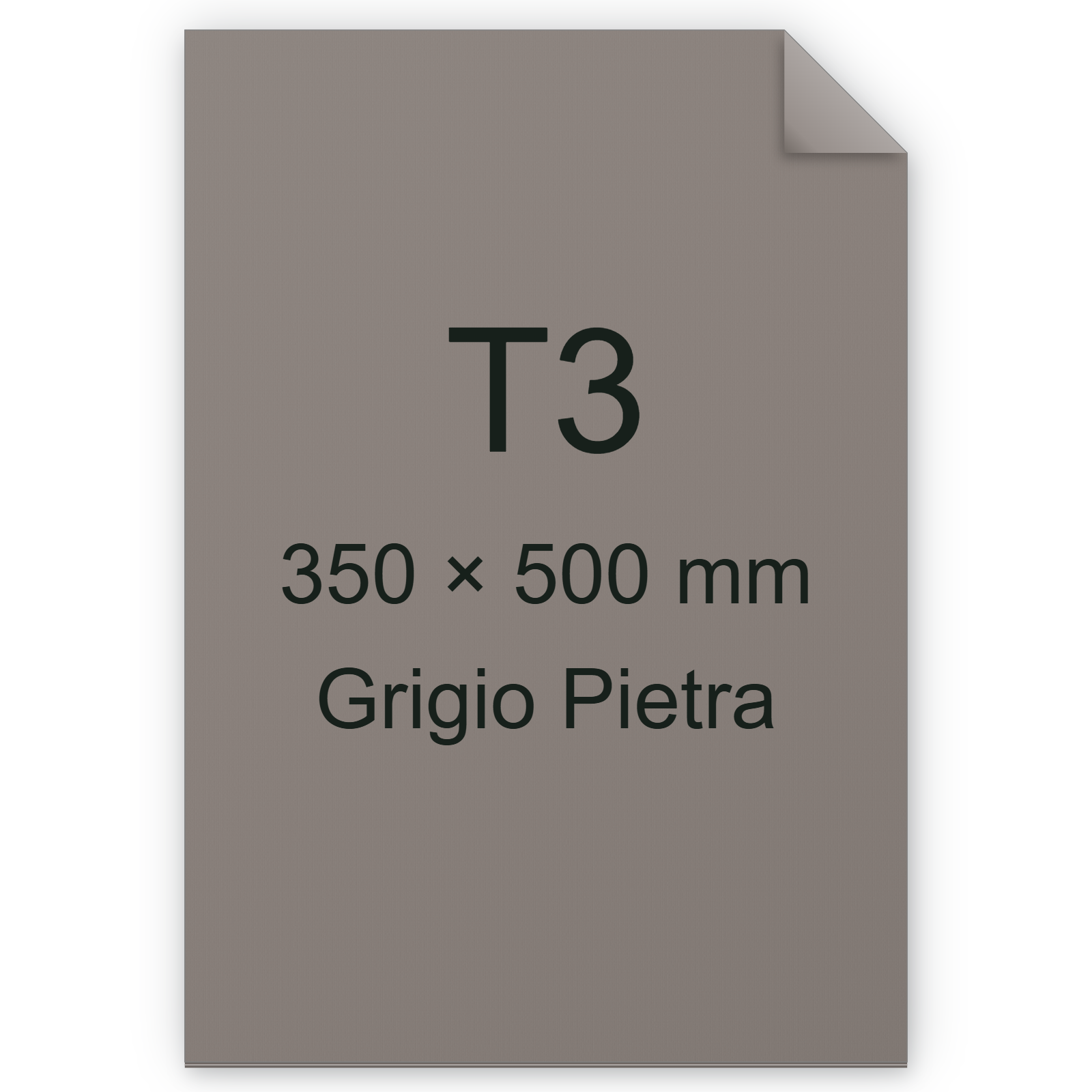 Carta Favini, Burano, 90 g/m², T3, GRIGIO PIETRA 14 BRA1810t3