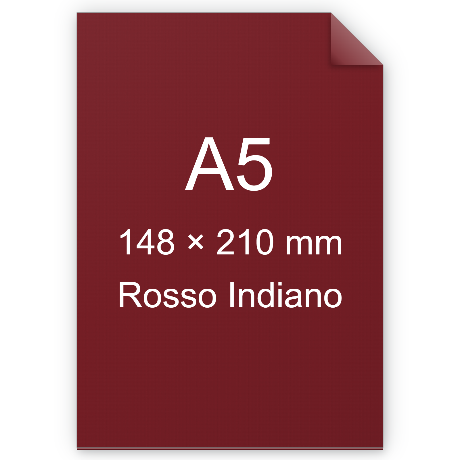 Cartoncino Favini, Burano, 200 g/m², A5, ROSSO INDIANO 69 BRA855a5