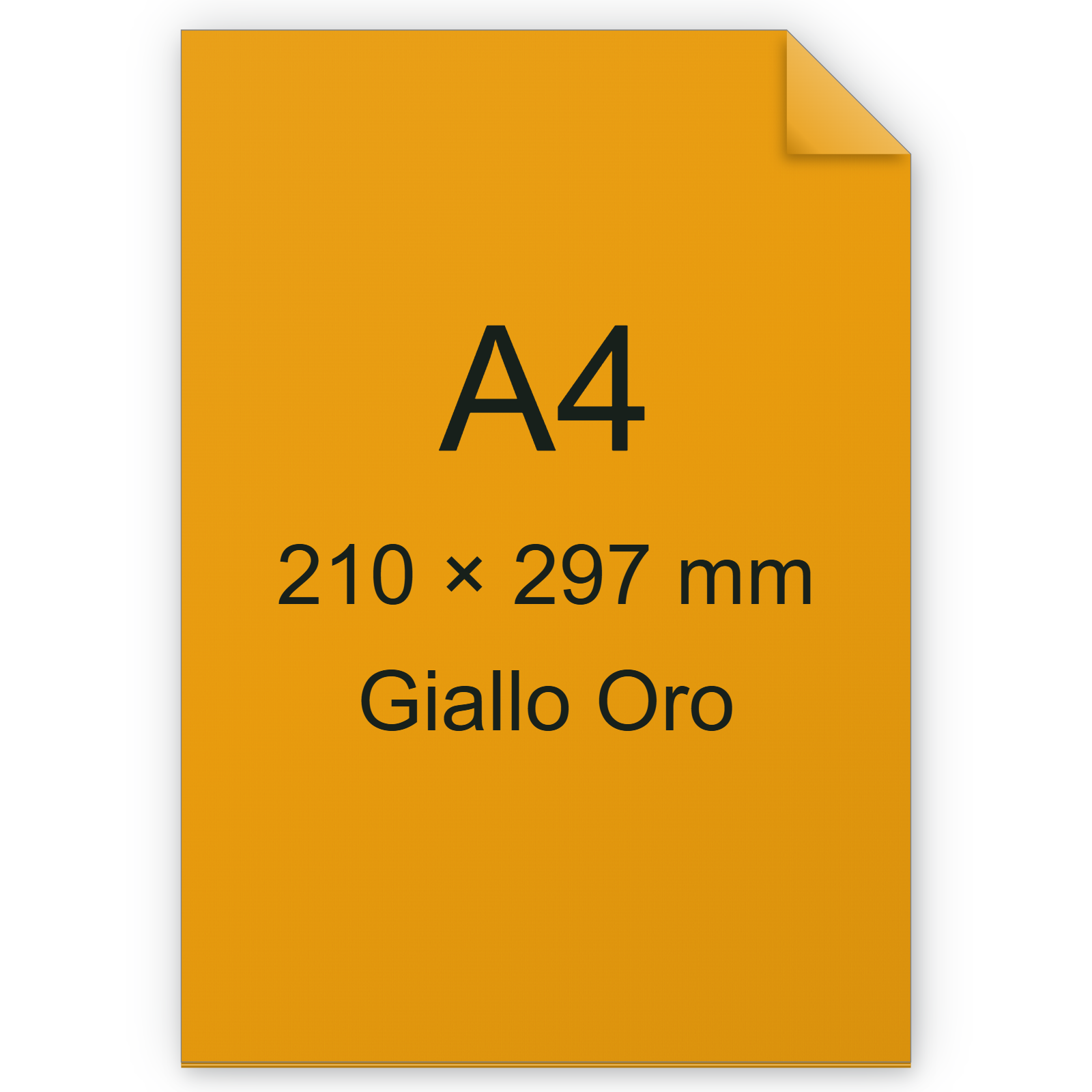 Cartoncino Favini, Burano, 200 g/m², A4, GIALLO ORO 52 bra599