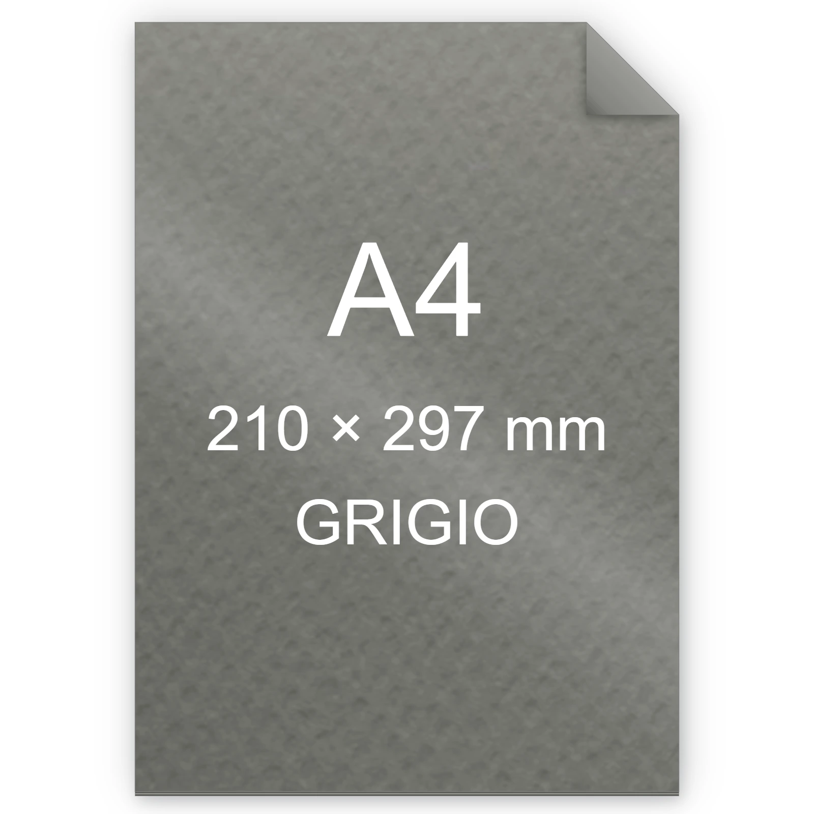 Cartoncino Favini, Prisma Plastificato, 250 g/m², A4, GRIGIO bra1331