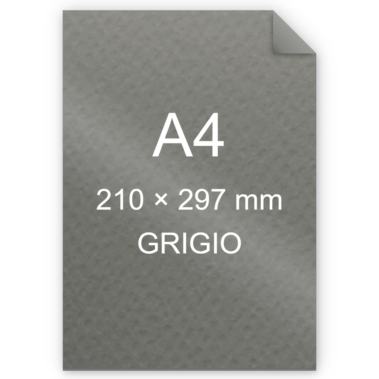 Cartoncino Favini, Prisma Plastificato, 250 g/m², A4, GRIGIO bra1331