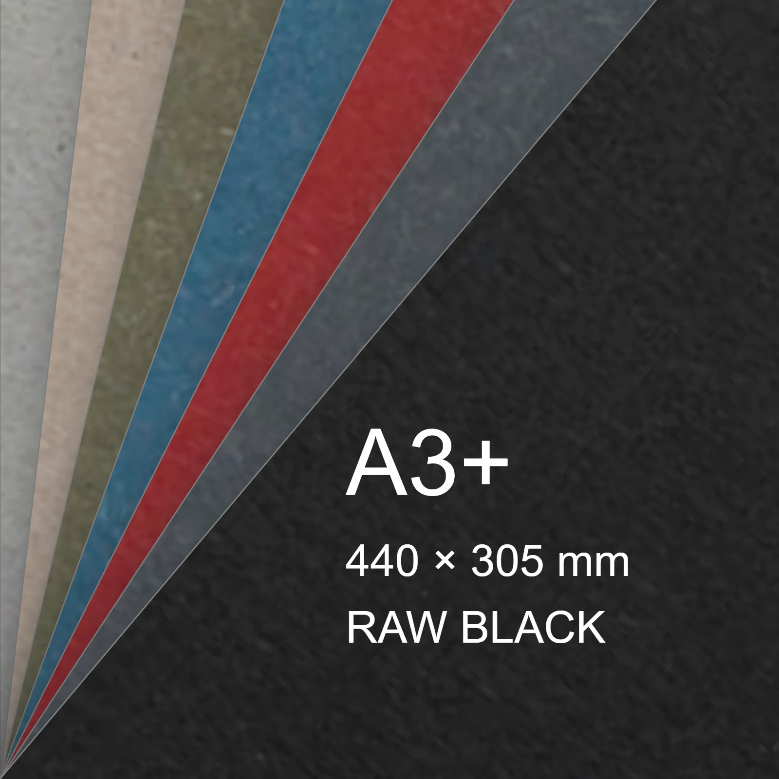 Cartoncino Favini, Shiro Echo Raw, 200 g/m², A3+, RAW BLACK bra6652a3+ - immagine aggiuntiva