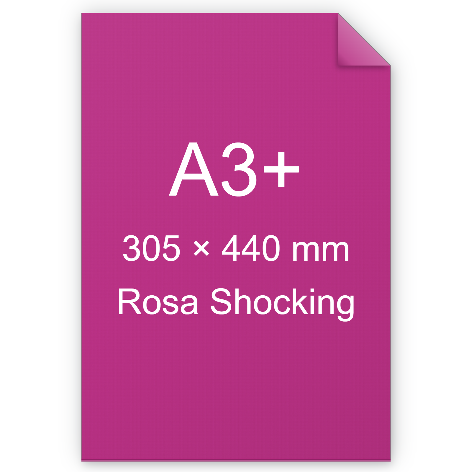 Carta Favini, Burano, 90 g/m², A3+, ROSA SHOCKING 50 BRA843a3+