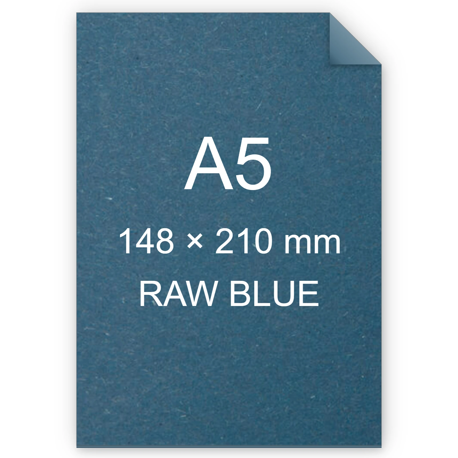 Cartoncino Favini, Shiro Echo Raw, 250 g/m², A5, RAW BLUE bra6667a5