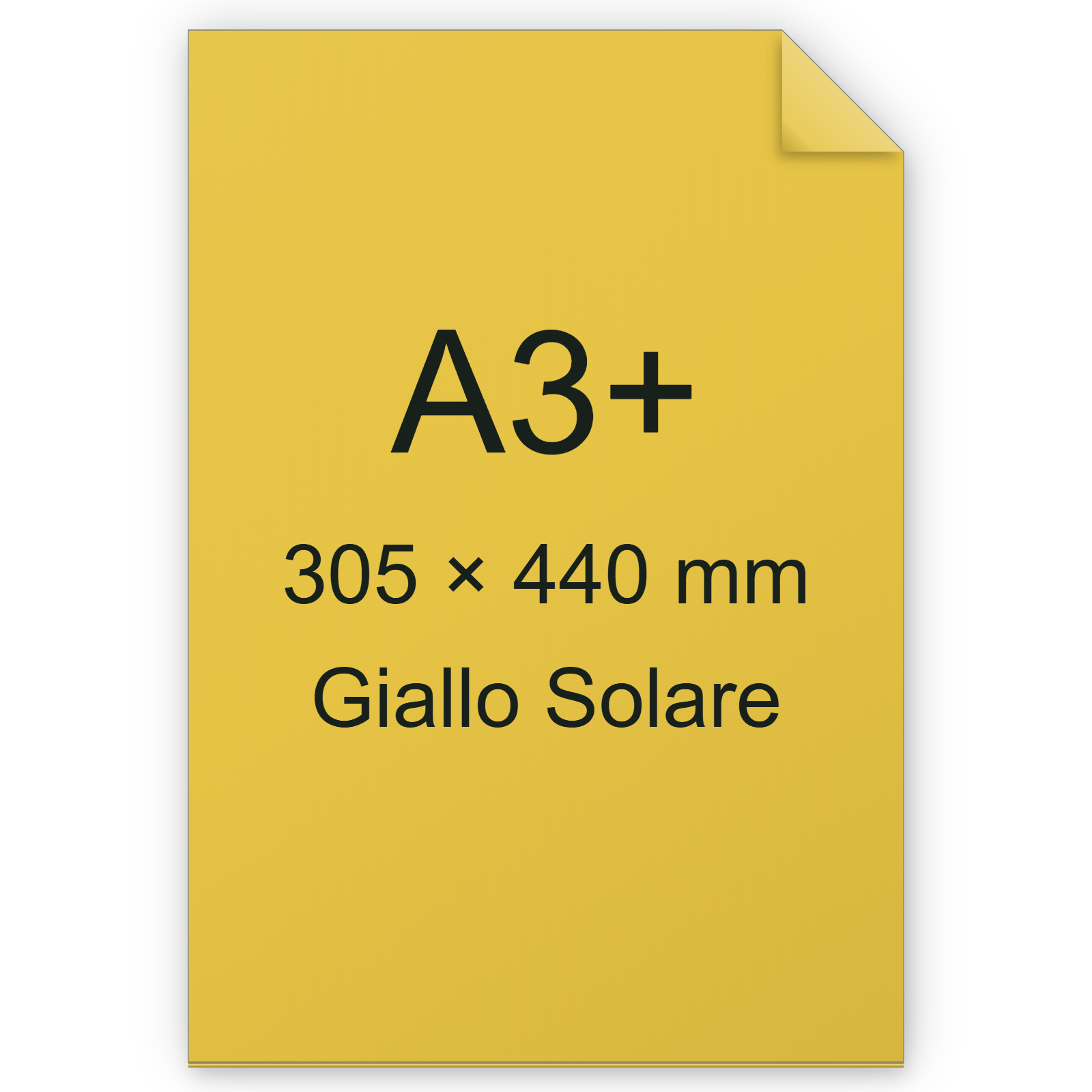 Cartoncino Favini, Burano, 250 g/m², A3+, GIALLO SOLARE 53 BRA589a3+