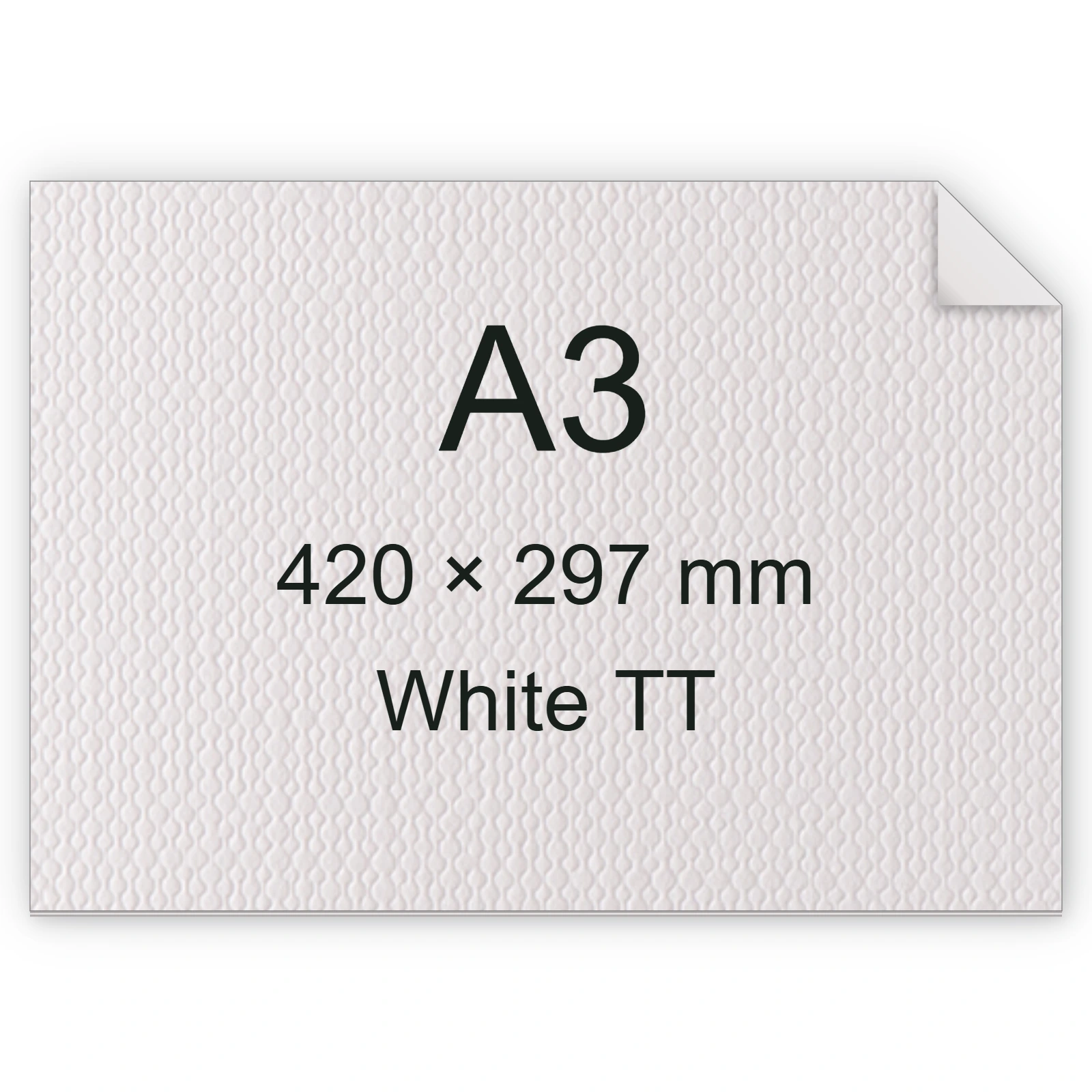 Cartoncino Favini, Classy Covers, 120 g/m², A3, WHITE TT bra6615a3