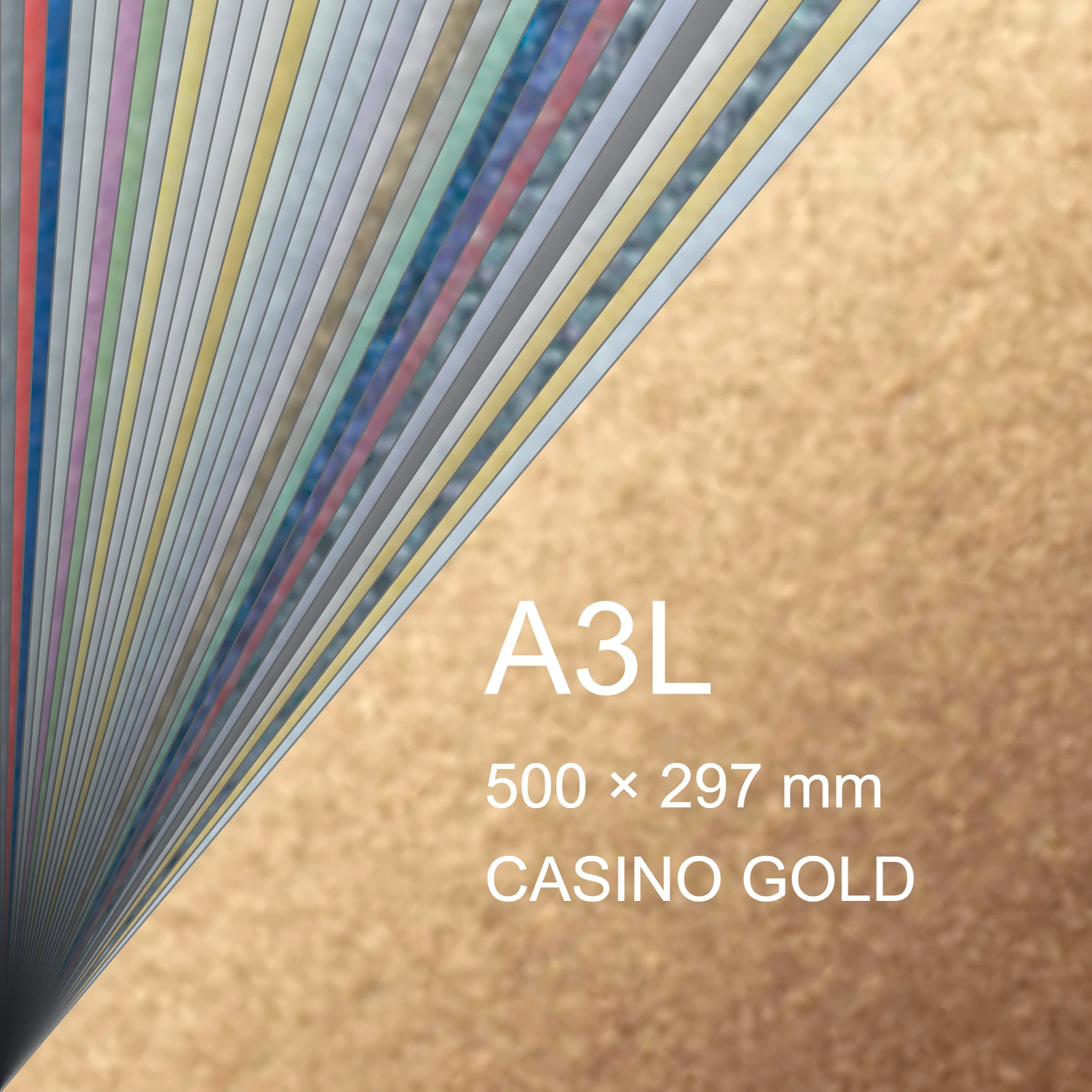 Cartoncino Favini, Majestic Classic, 290 g/m², A3L, CASINO GOLD bra759a3l - immagine aggiuntiva
