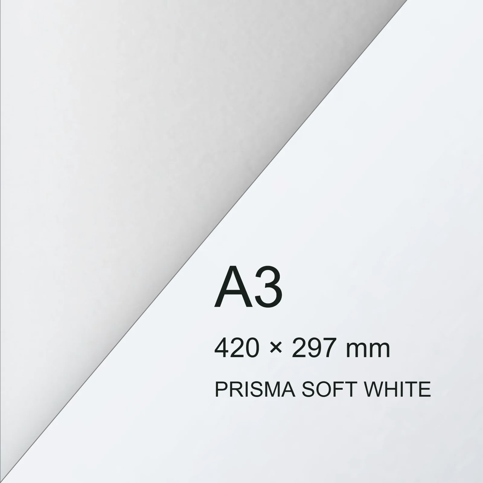 Cartoncino Favini, Dolce Vita, 140 g/m², A3, PRISMA SOFT WHITE bra6760a3 - immagine aggiuntiva