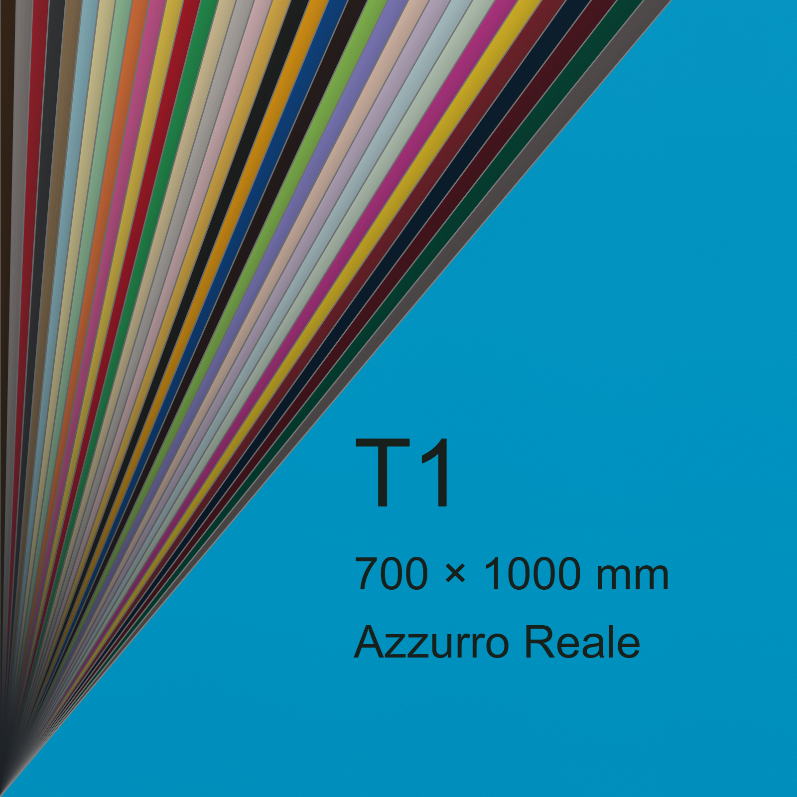 Cartoncino Favini, Burano, 140 g/m², T1, AZZURRO REALE 55 bra579T1 - immagine aggiuntiva