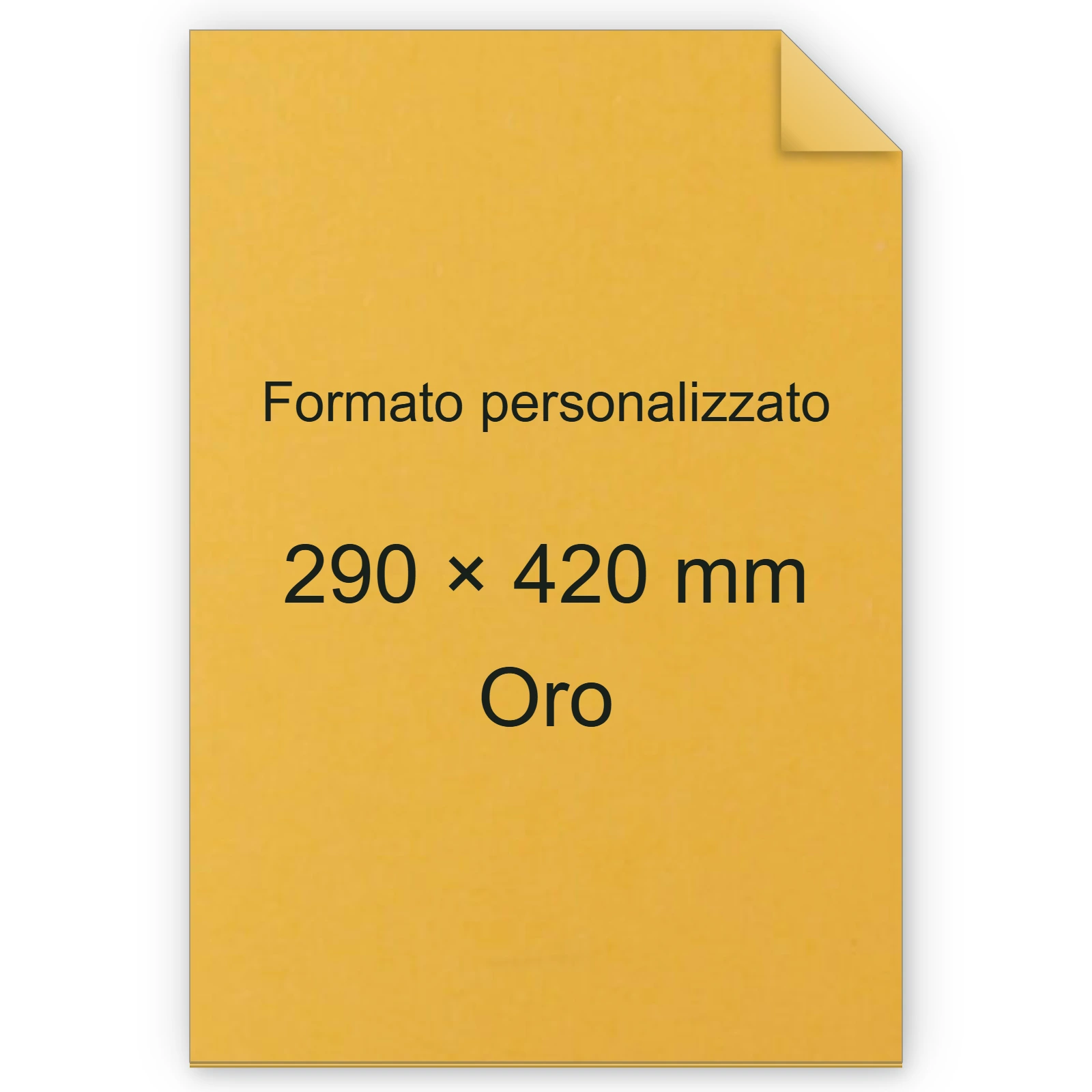 Cartoncino Favini, Burano, 140 g/m², 297x420 mm, ORO 11 bra566A3