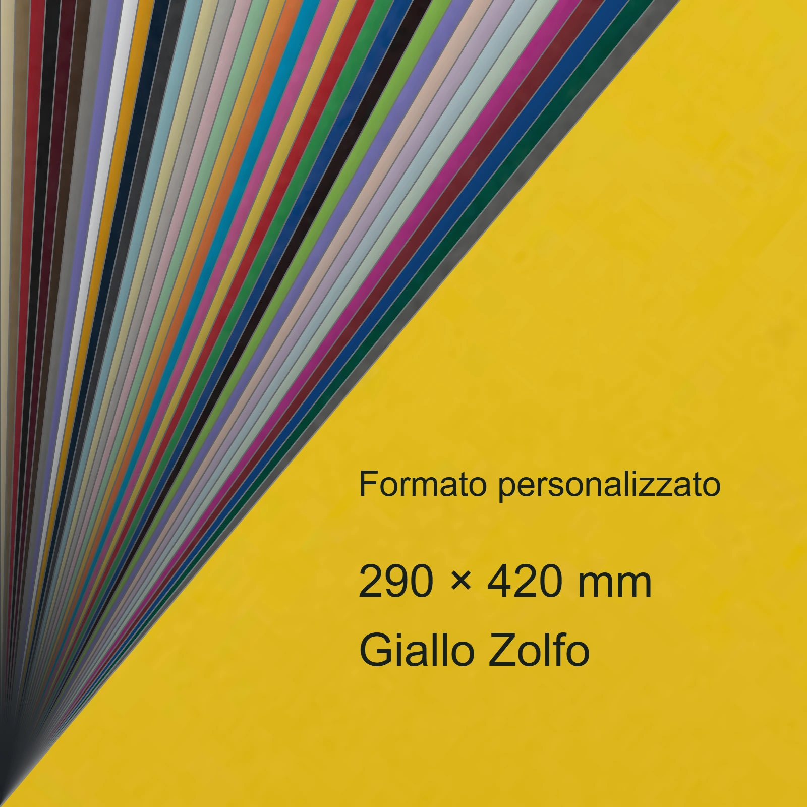 Cartoncino Favini, Burano, 140 g/m², 297x420 mm, GIALLO ZOLFO 51 bra849A3 - immagine aggiuntiva